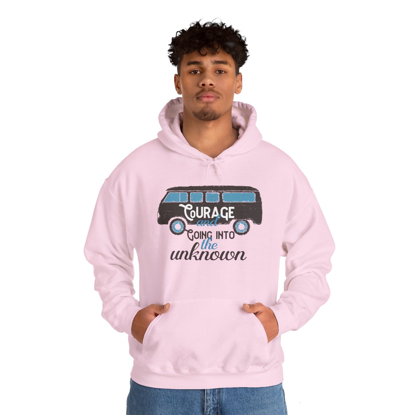 Courage Motivational Hoodie - Unisex Inspirational Sweatshirt