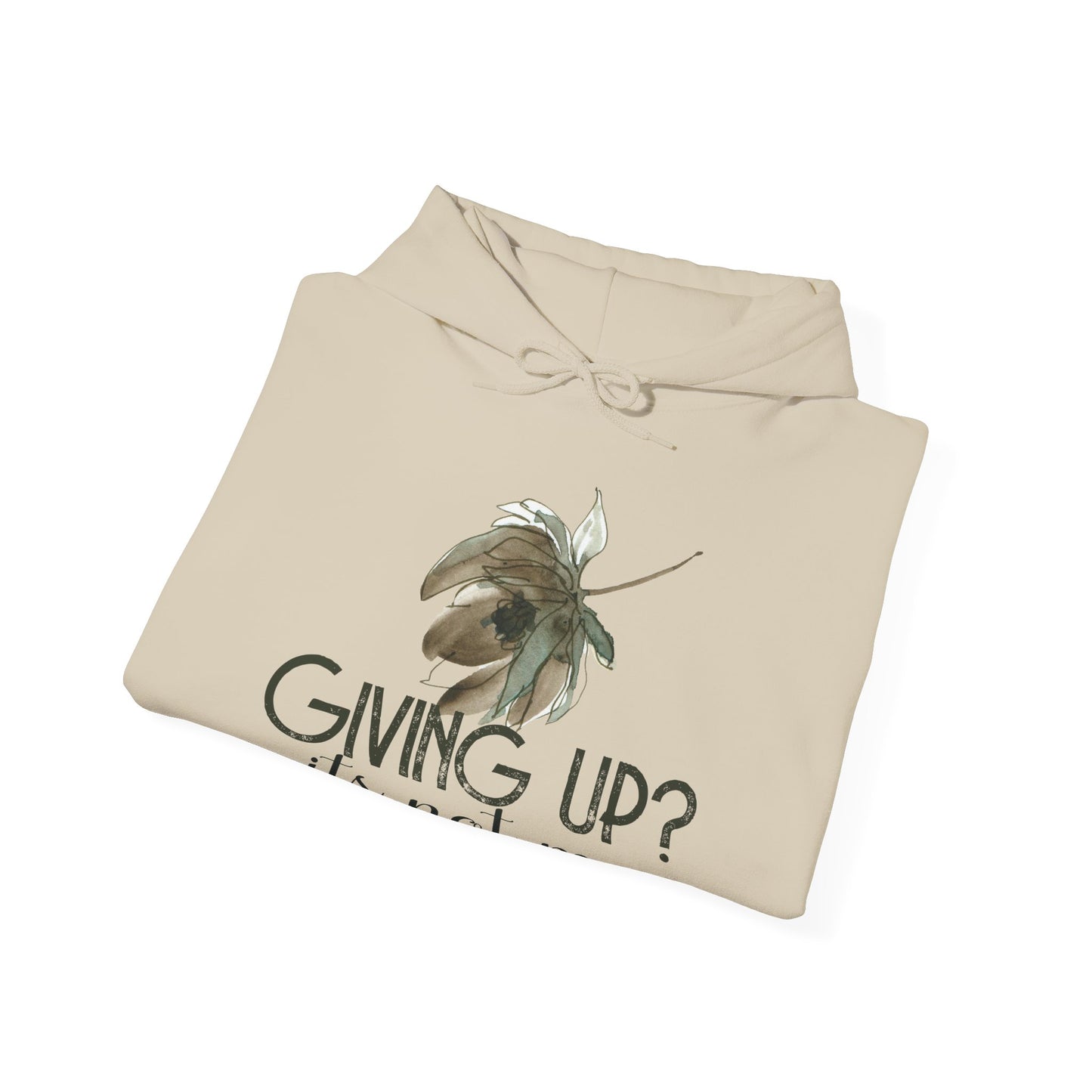 Never Give Up Motivational Hoodie | Motivational Treats