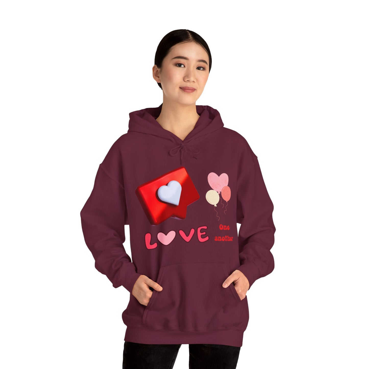 Love One Another Motivational Hoodie - Unisex