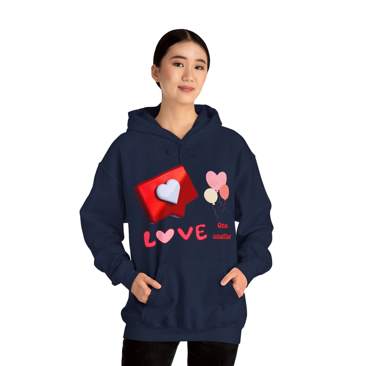 Love One Another Motivational Hoodie - Unisex