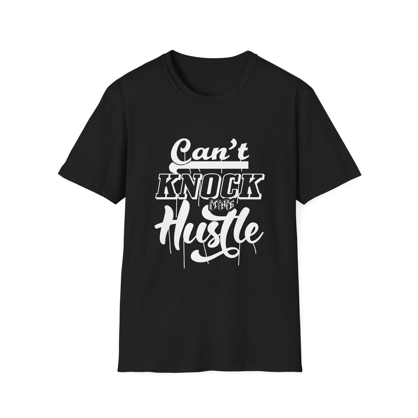 Motivational Unisex T-Shirt - Can't Knock The Hustle Design