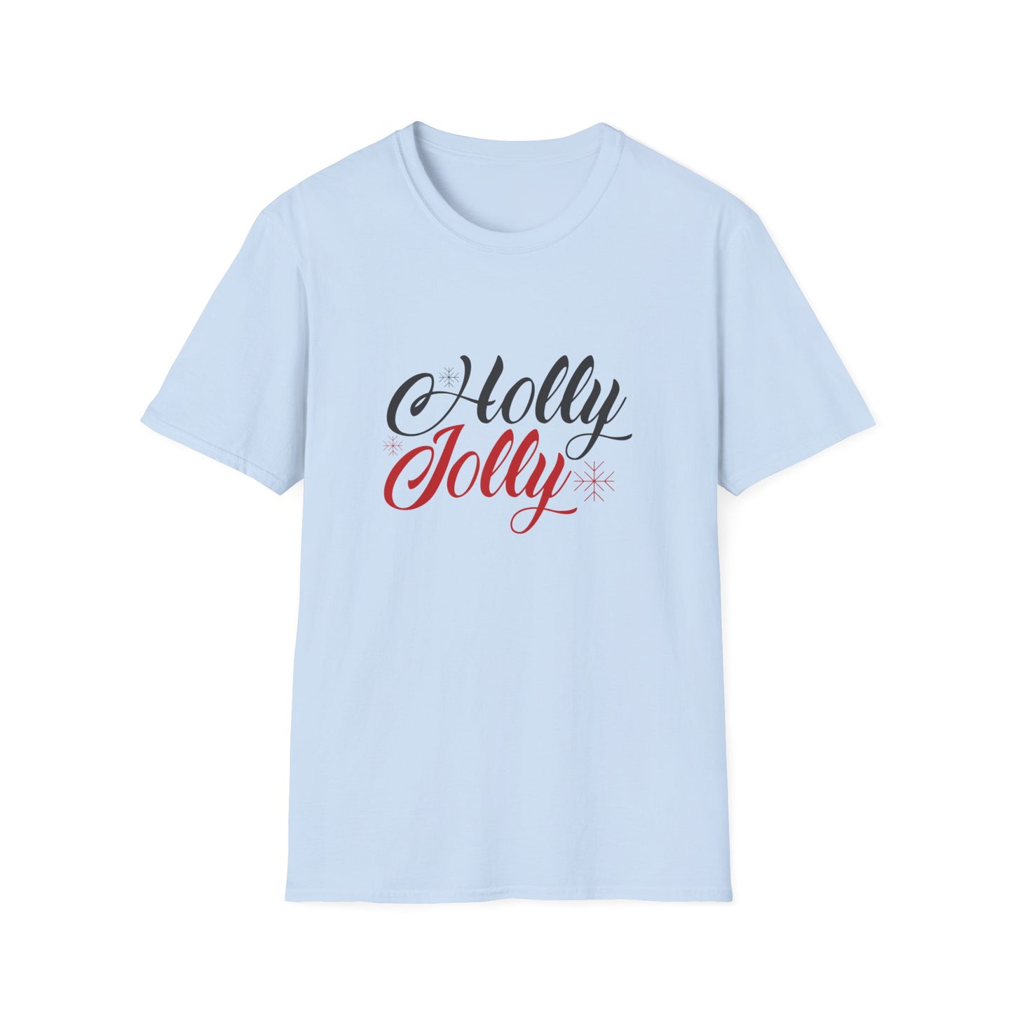 Christmas Unisex T-Shirt - Holly Jolly Design