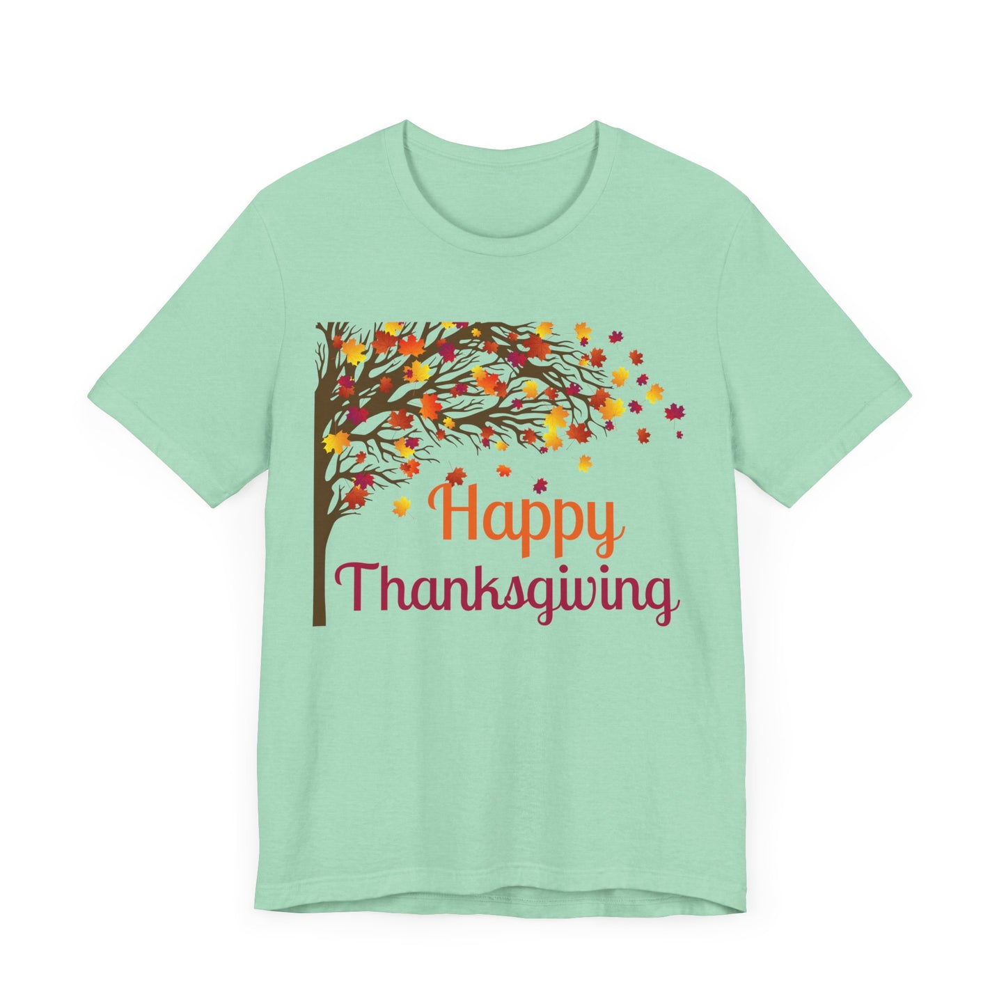 Autumn Leaves Thanksgiving T-Shirt - Unisex