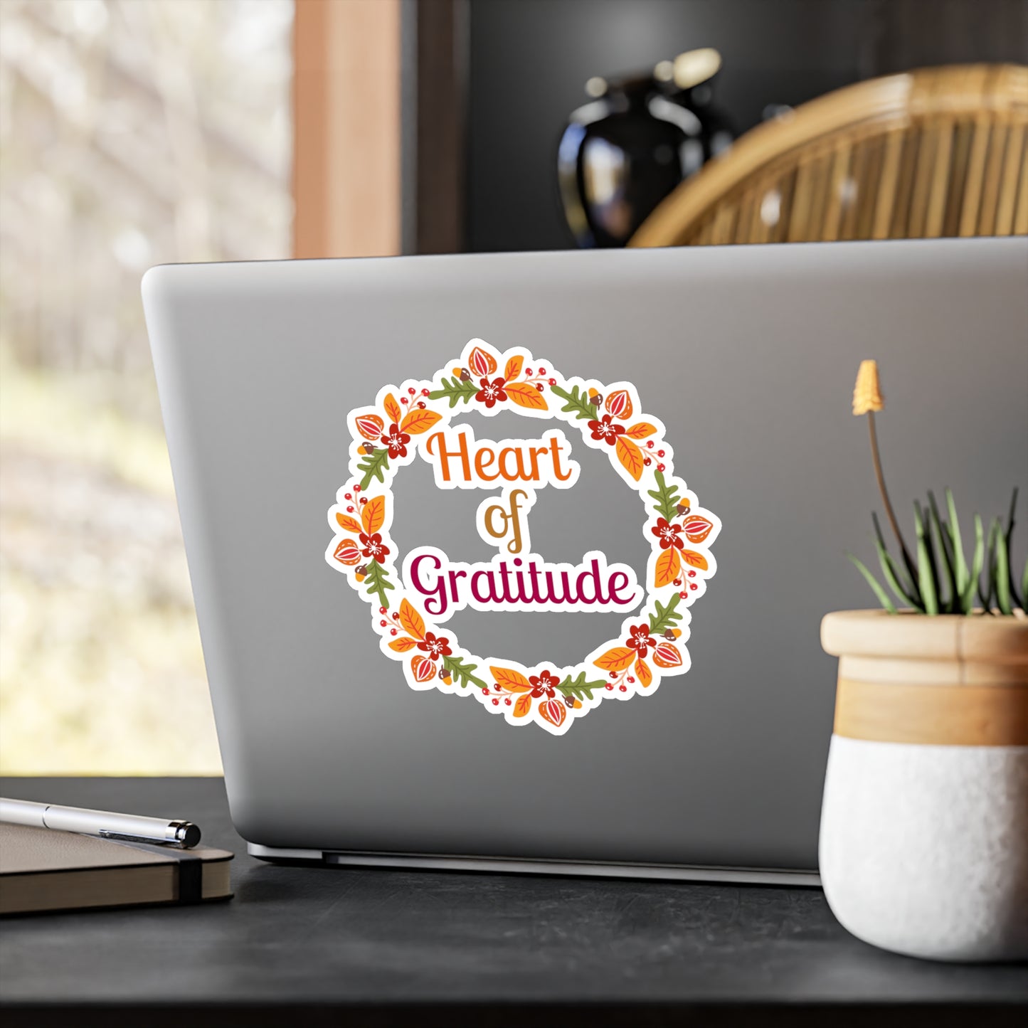 Heart Of Gratitude New Sticker