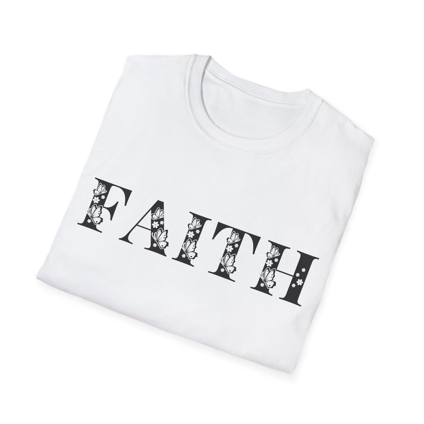 Christian Unisex T-Shirt - Faith Black Design