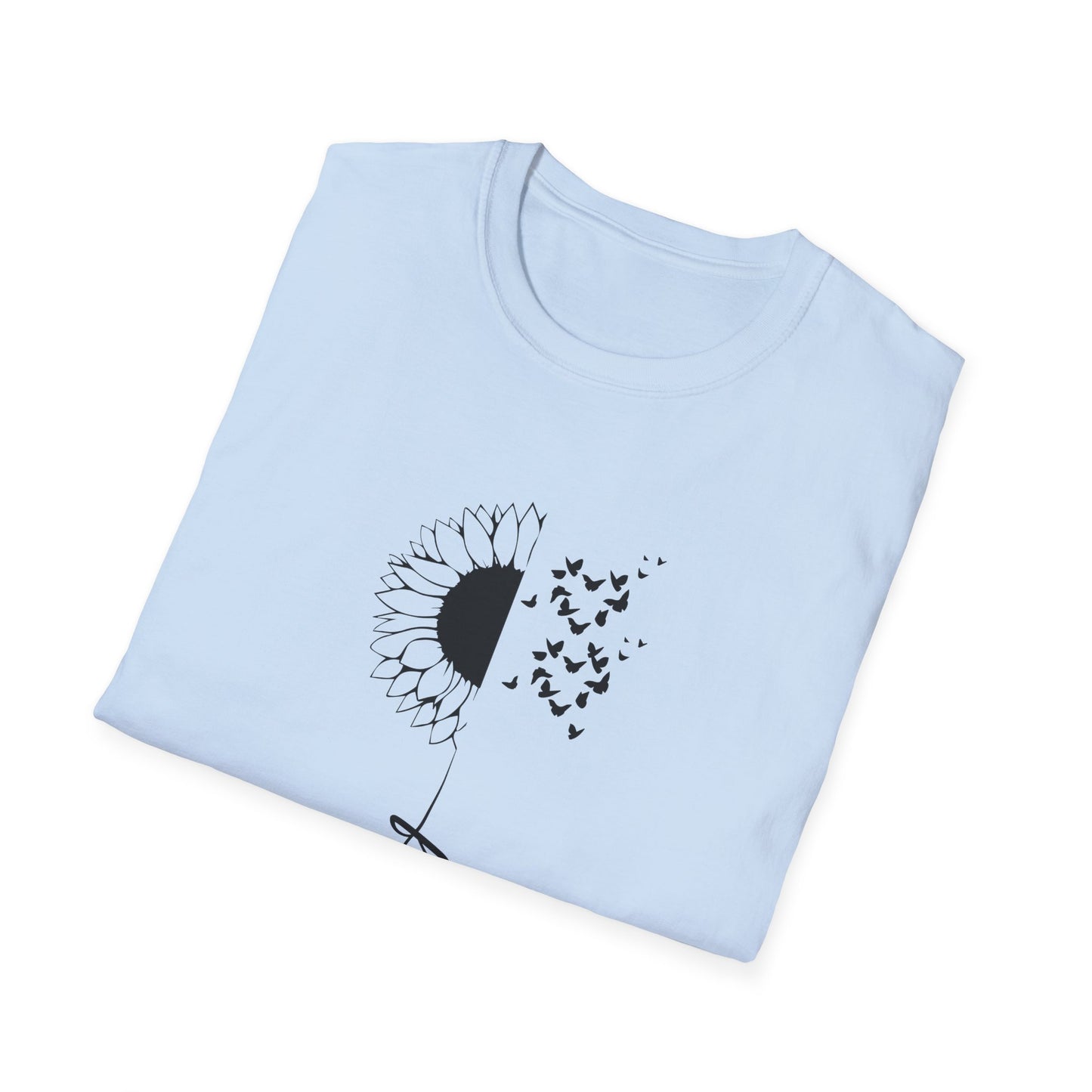 Christian Unisex T-Shirt - Faith Sunflower Design