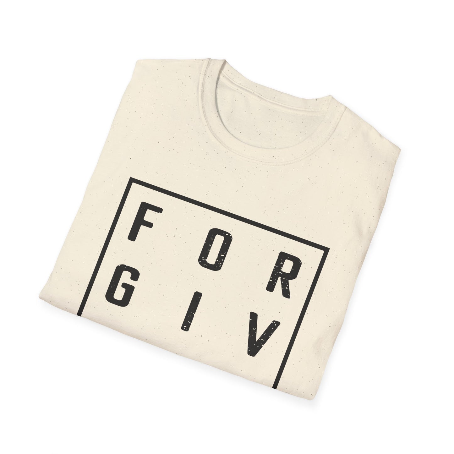 Christian Unisex T-Shirt - Forgiven Cross Design