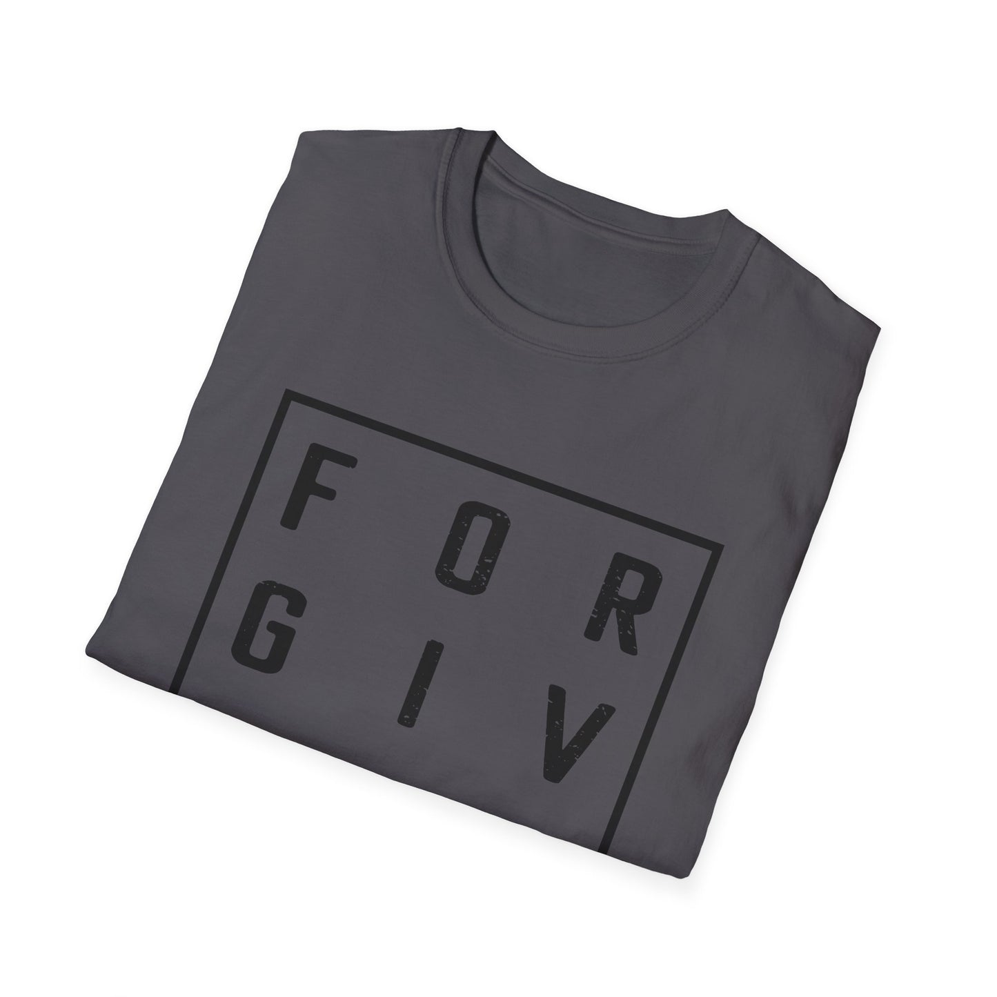 Christian Unisex T-Shirt - Forgiven Cross Design