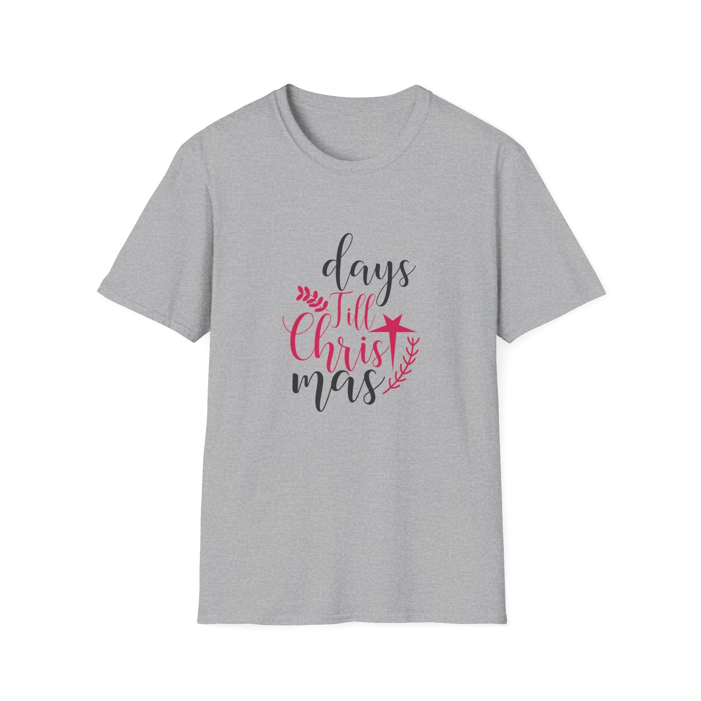 Christmas Unisex T-Shirt - Days Till Christmas Design