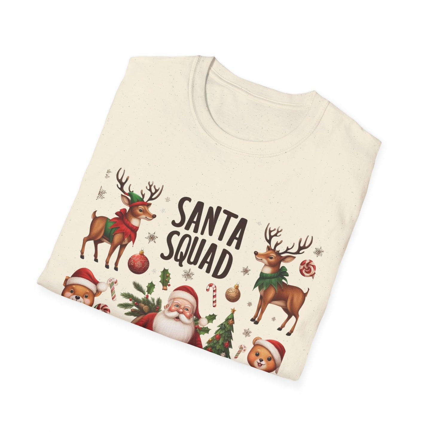 Christmas Unisex T-Shirt - Santa Squad Design