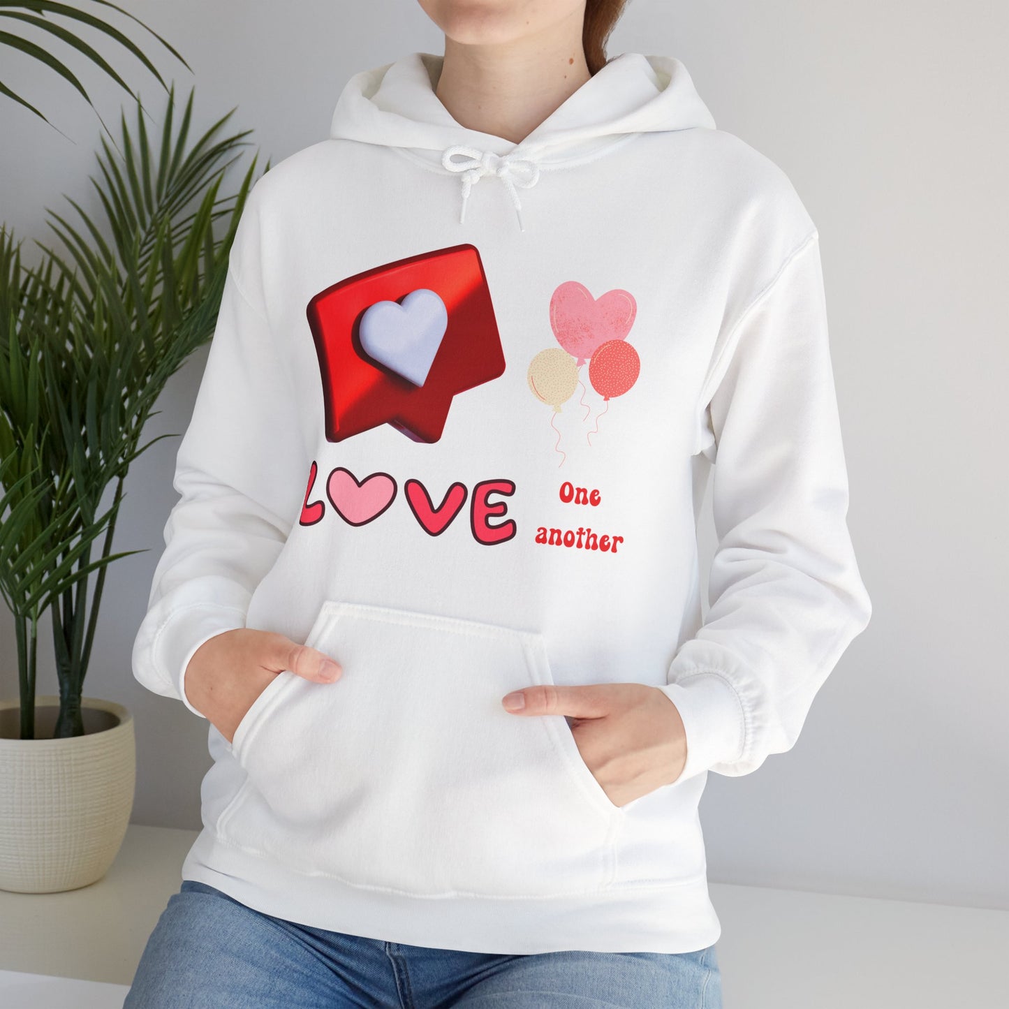 Love One Another Motivational Hoodie - Unisex