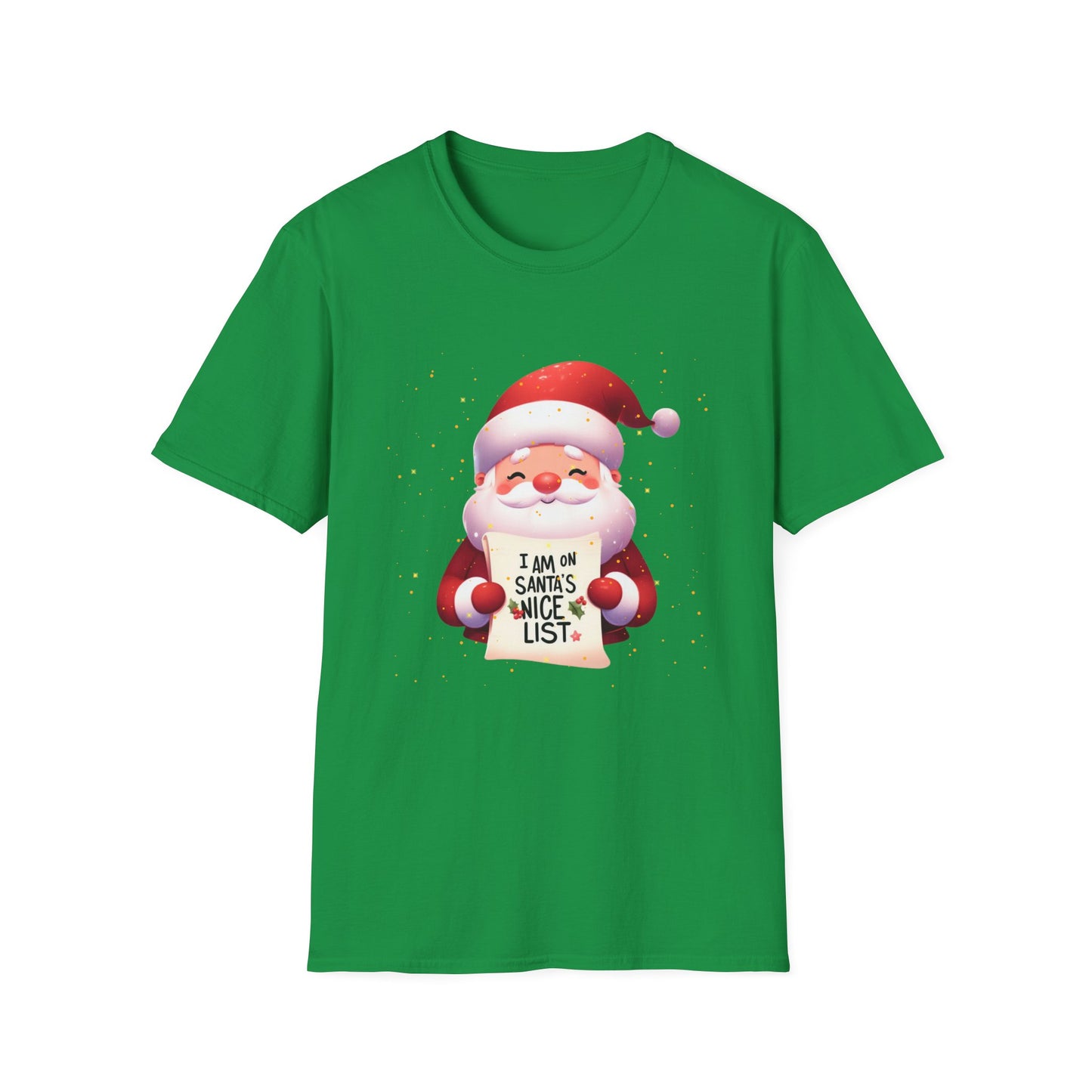 Christmas Unisex T-Shirt - Christmas Nice List Design