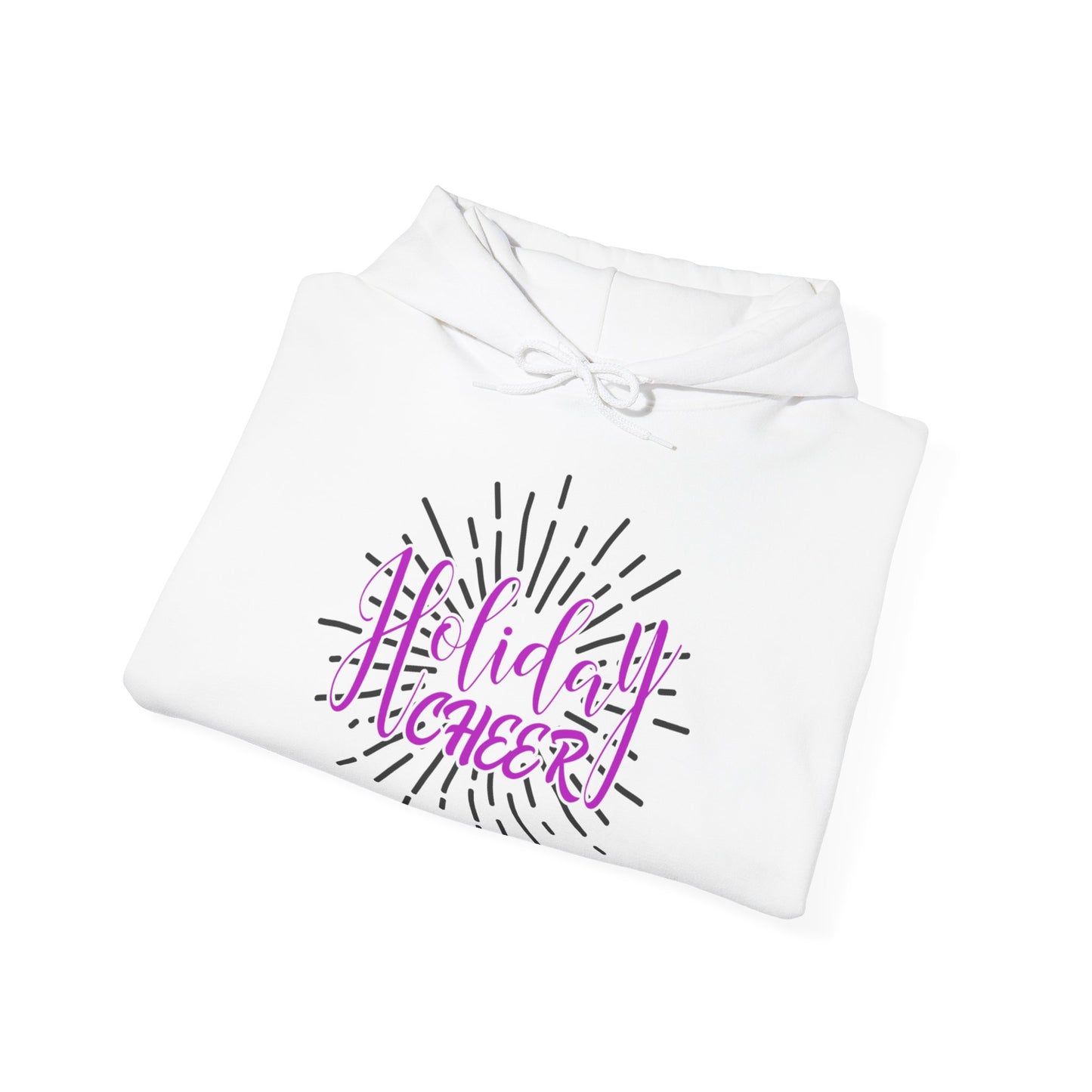 "Holiday Cheer" Festive Christmas Hoodie | Motivational Treats