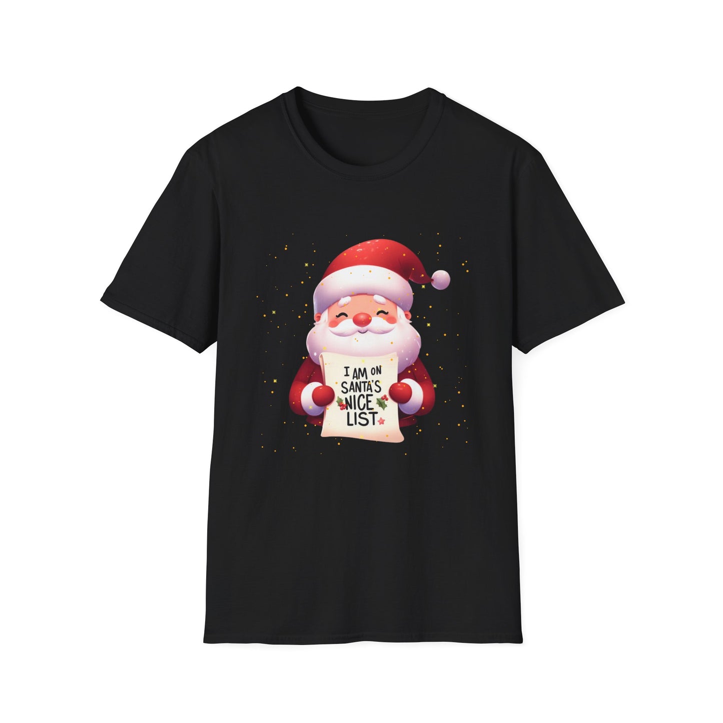 Christmas Unisex T-Shirt - Christmas Nice List Design