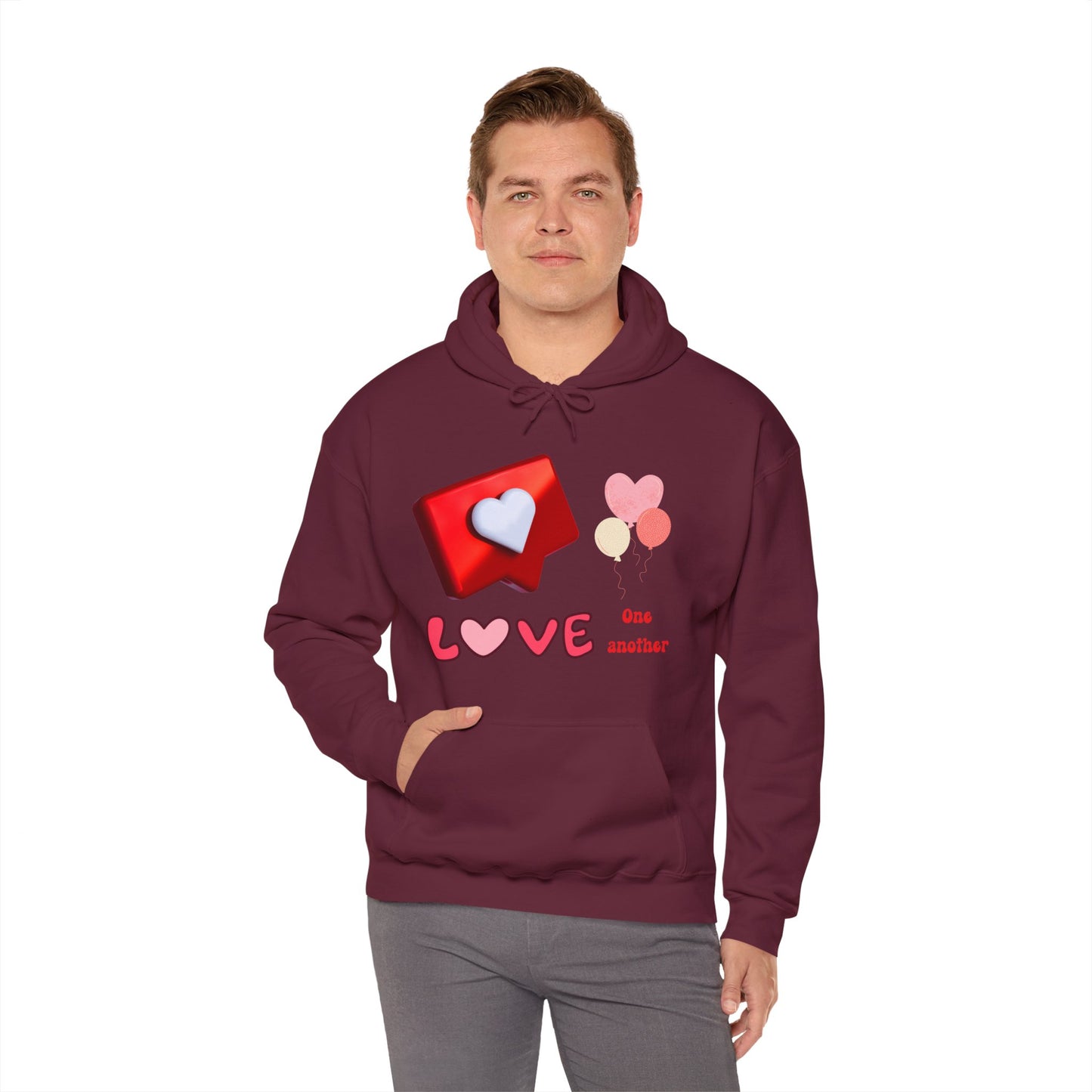 Love One Another Motivational Hoodie - Unisex