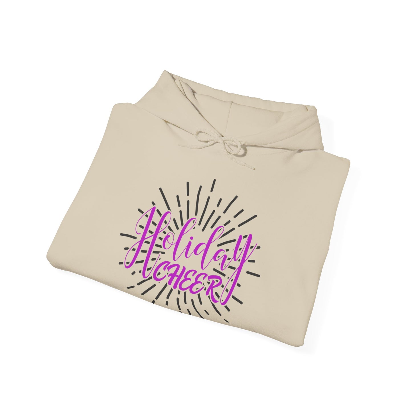 "Holiday Cheer" Festive Christmas Hoodie | Motivational Treats