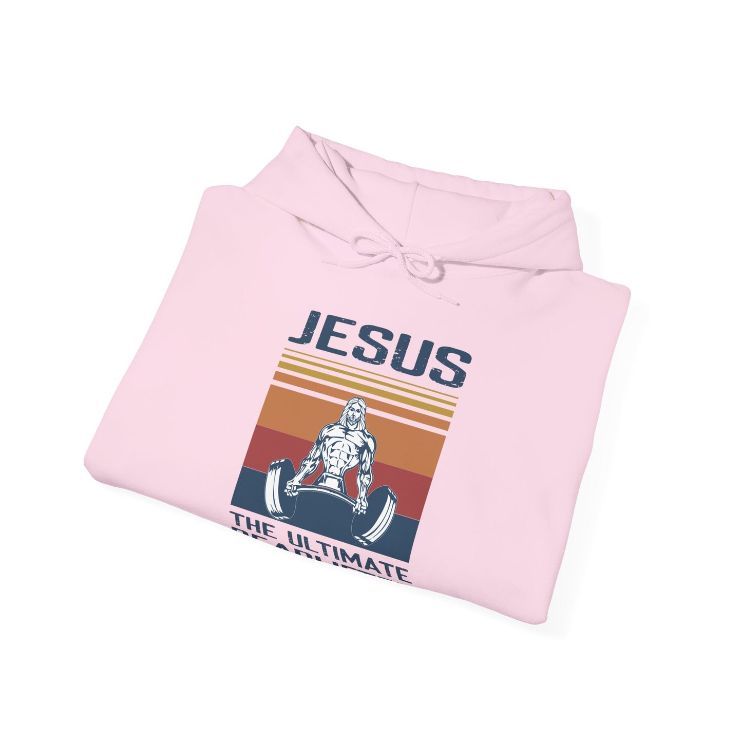 Jesus the Ultimate Deadlifter Christian Hoodie | Motivational Treats