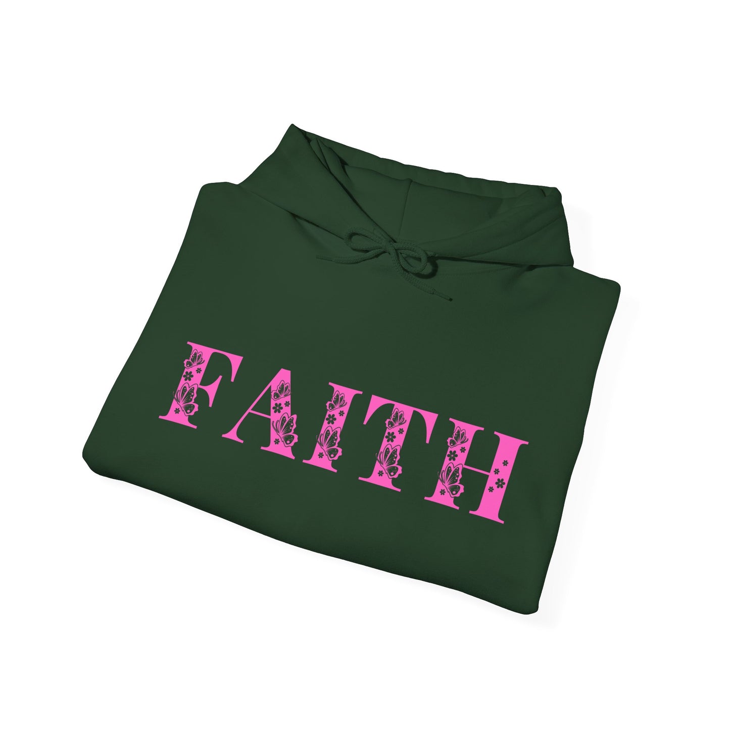Faith (Pink) Christian Hoodie | Motivational Treats