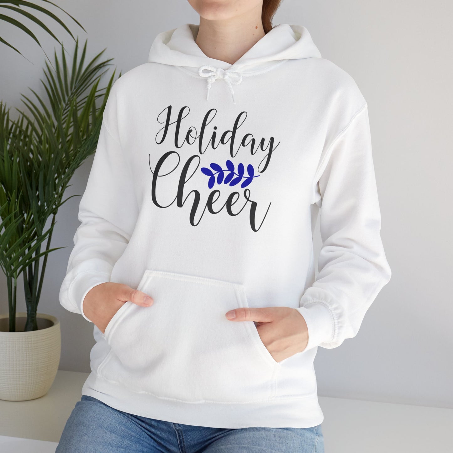 “Holiday Cheer” Joyful Christmas Hoodie | Motivational Treats