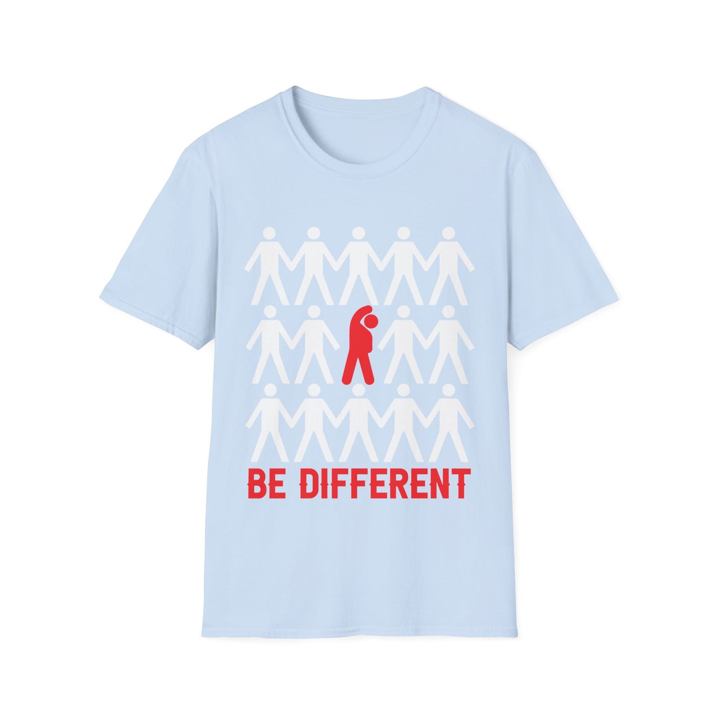 Motivational Unisex T-Shirt - Be Different Design