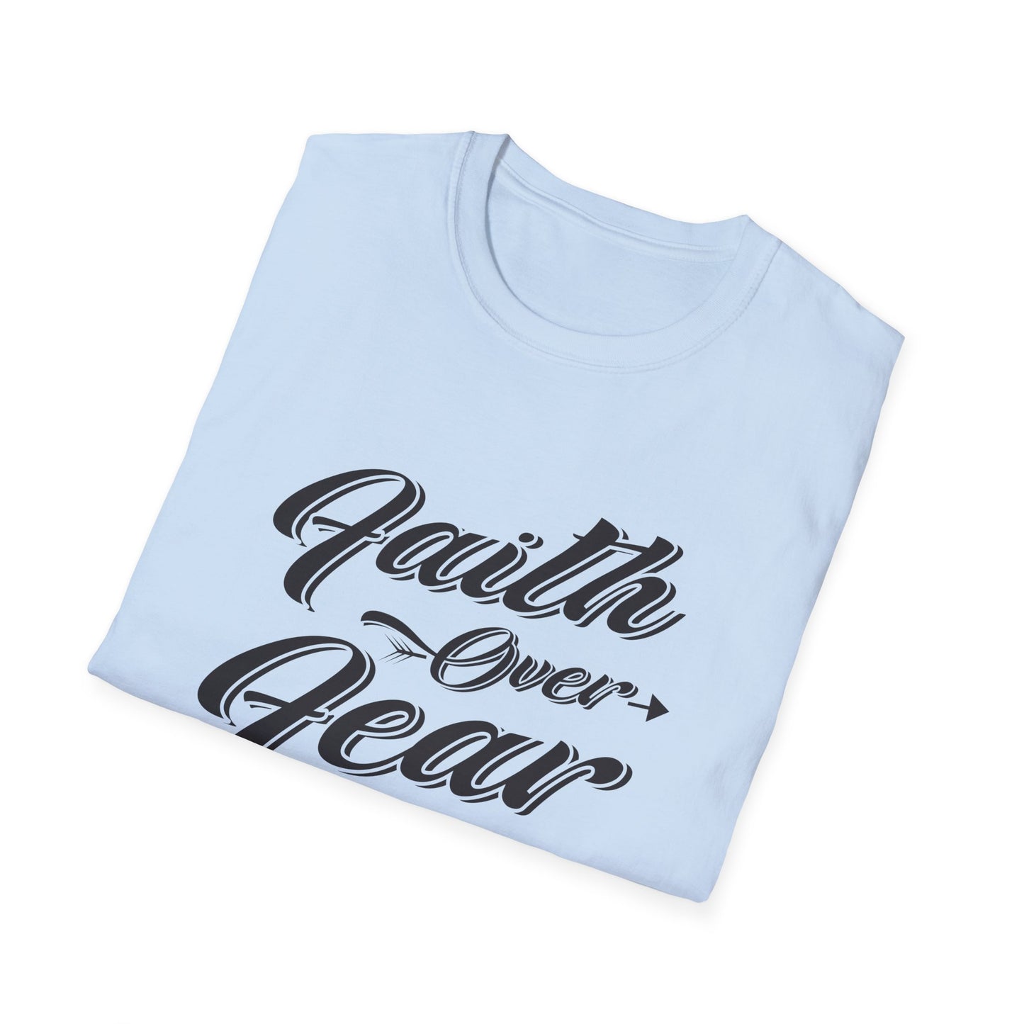 Christian Unisex T-Shirt - Faith Over Fear Design