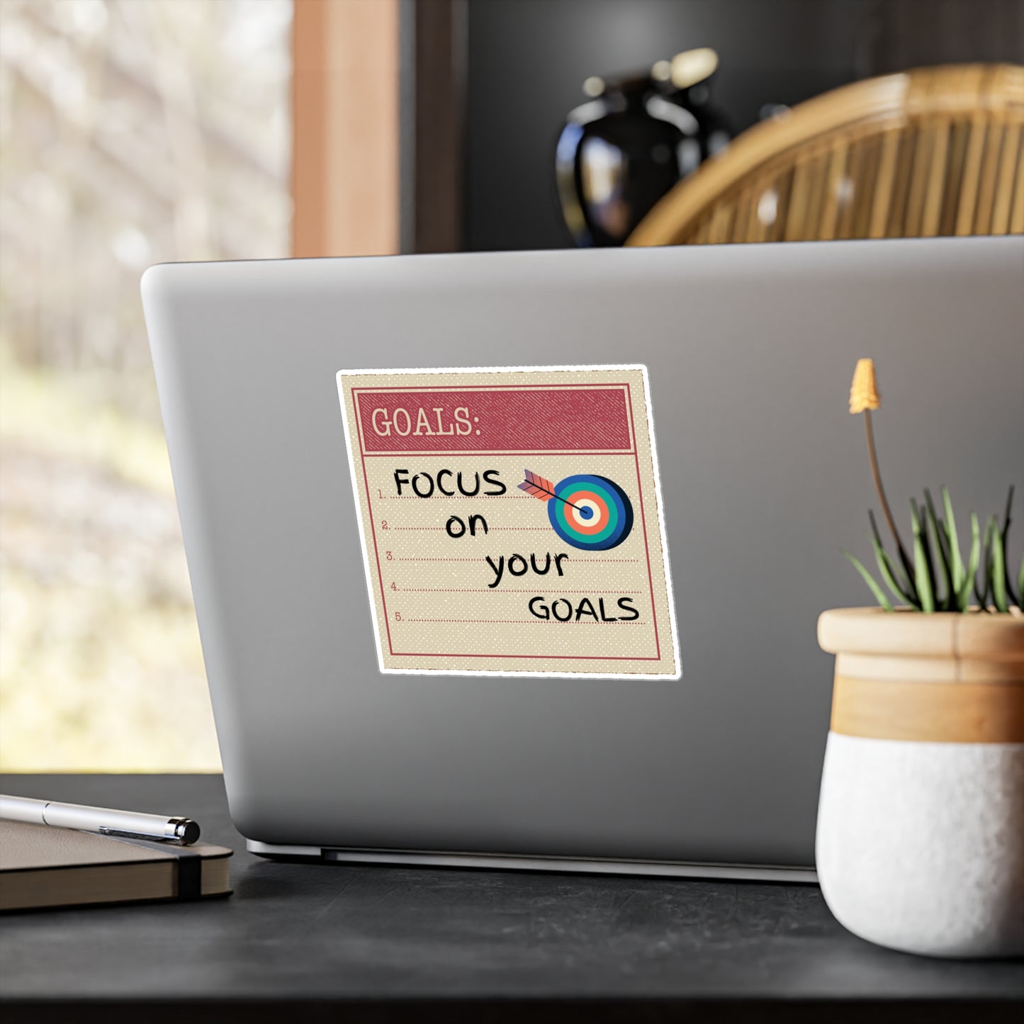 Focus On Your Goals Sticker