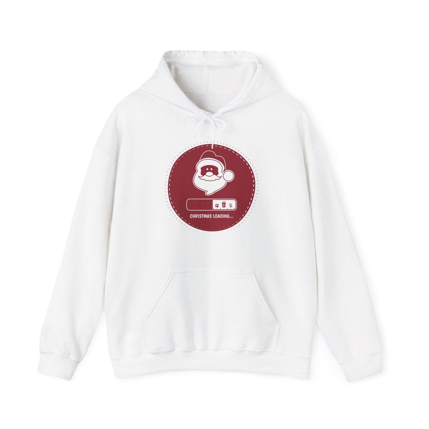 Christmas Unisex Hooded Sweatshirt - Christmas Loading Design
