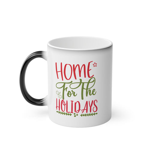 “Home for the Holidays” Colour-Changing Christmas Mug | Motivational Treats