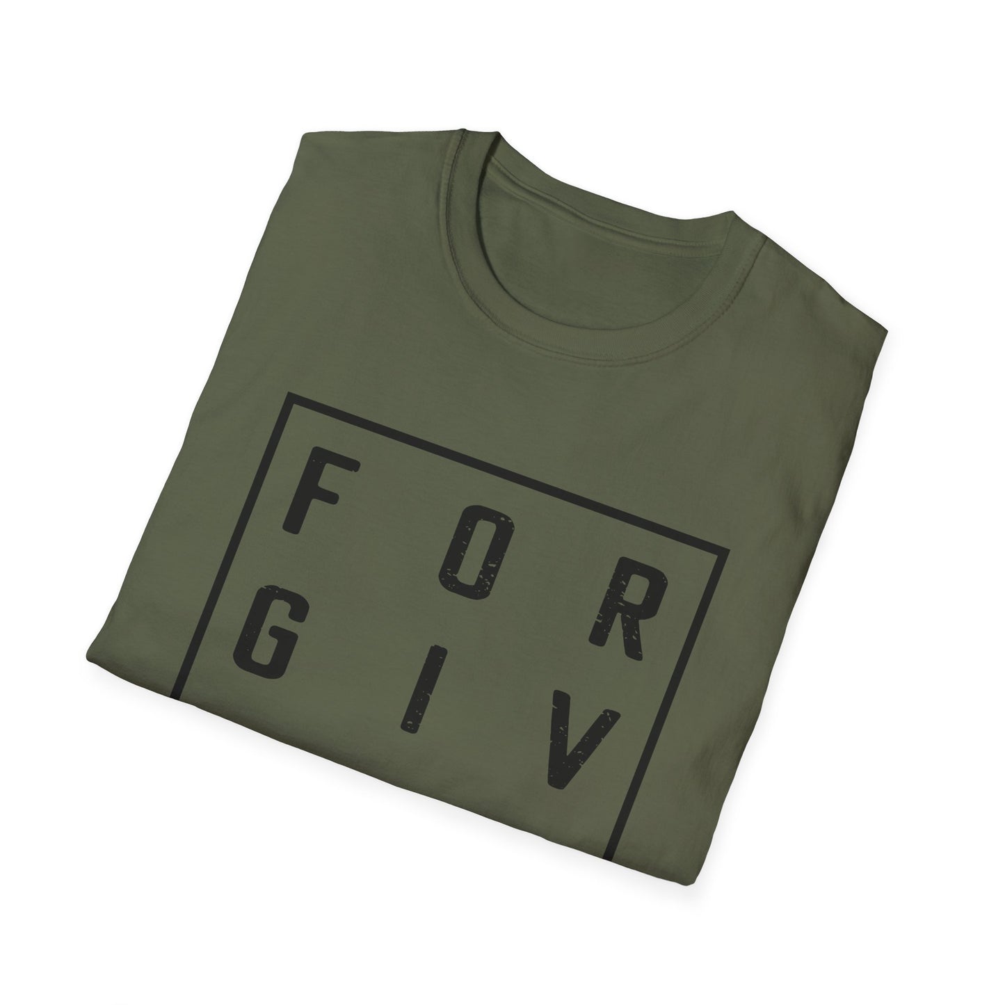 Christian Unisex T-Shirt - Forgiven Cross Design