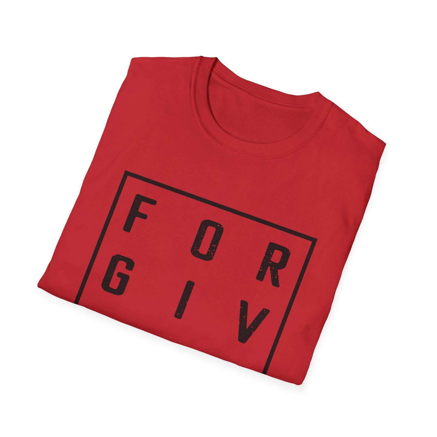 Christian Unisex T-Shirt - Forgiven Cross Design