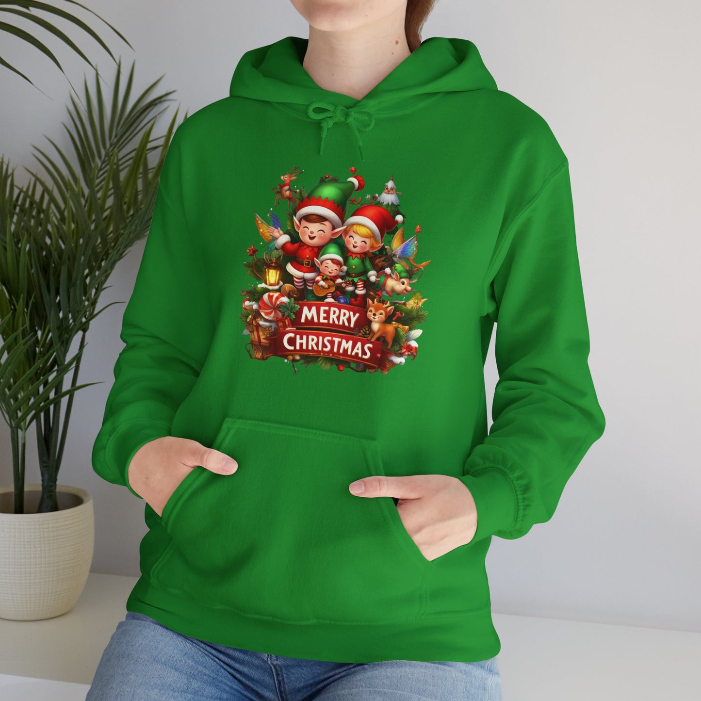 Festive Elves Christmas Hoodie - Unisex