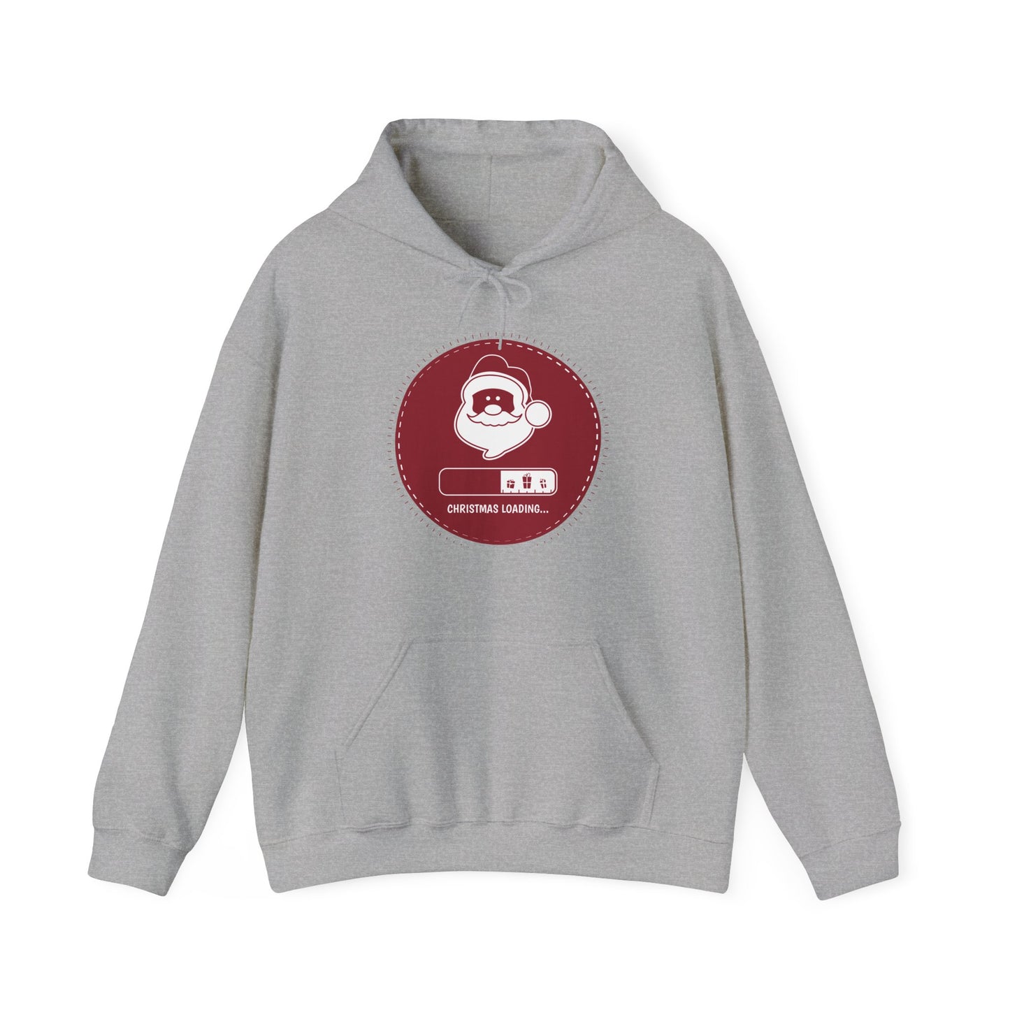 Christmas Unisex Hooded Sweatshirt - Christmas Loading Design