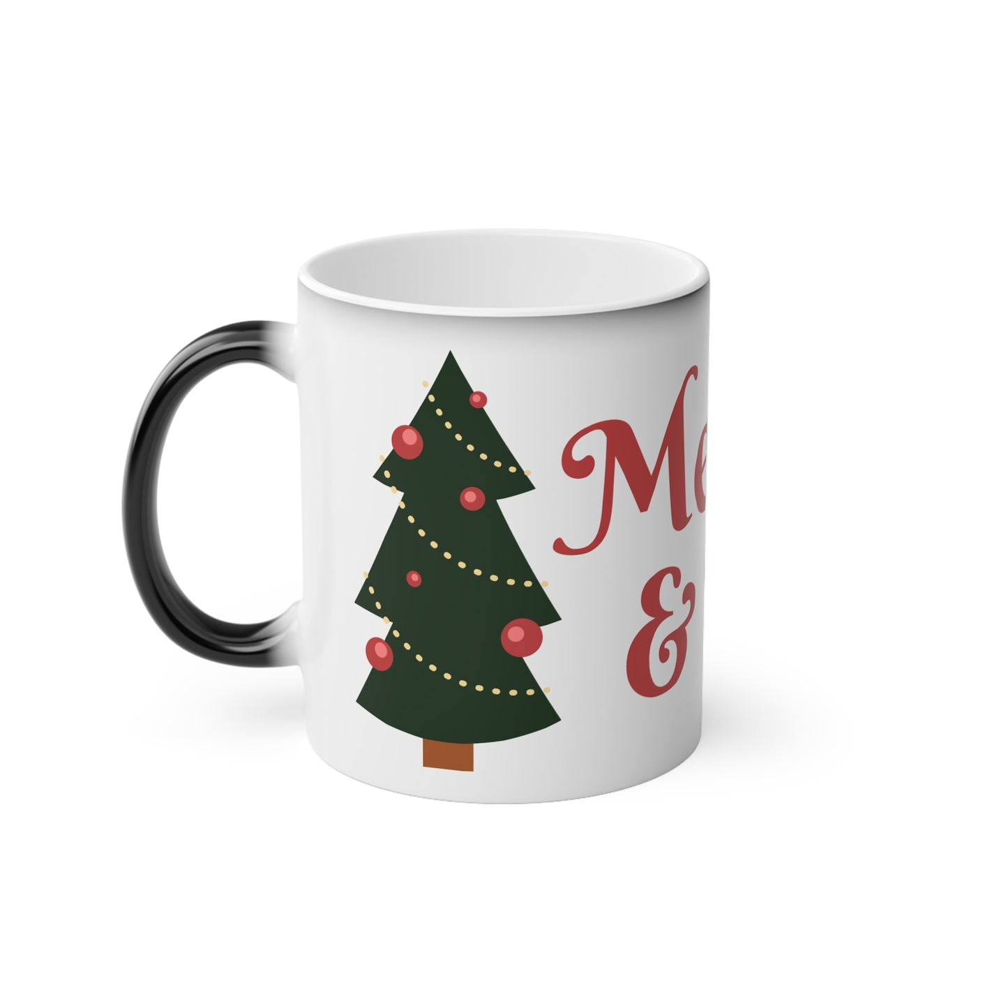 Merry and Bright Christmas Colour-Changing Mug | Motivational Treats