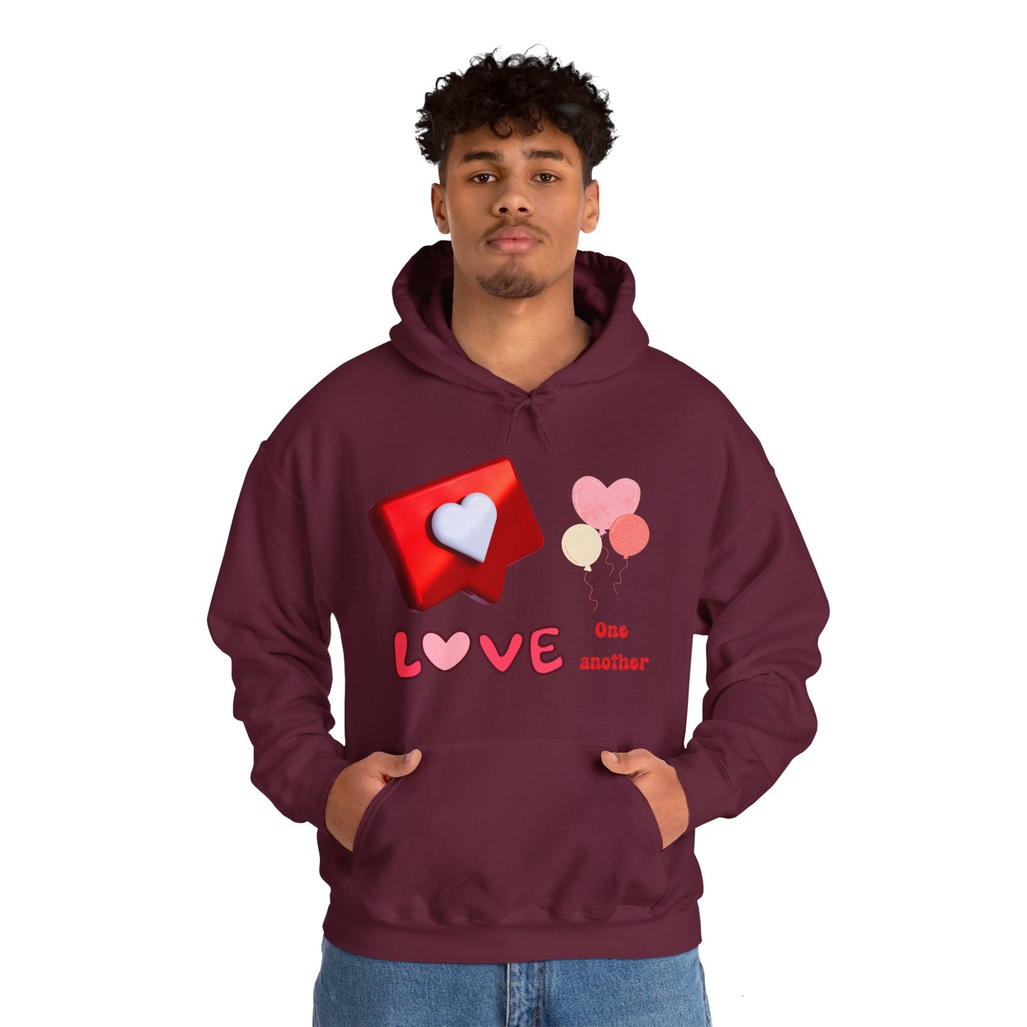 Love One Another Motivational Hoodie - Unisex