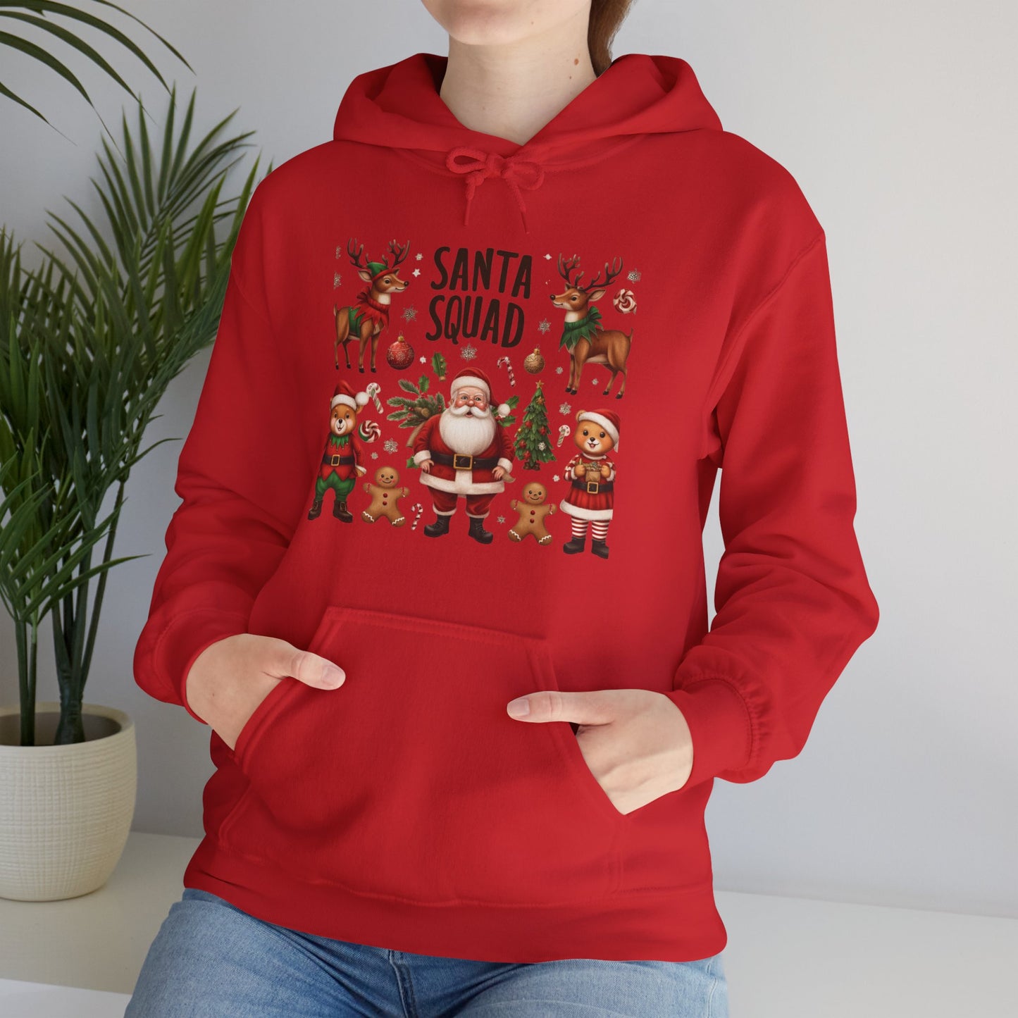 Santa Squad Christmas Hoodie - Unisex