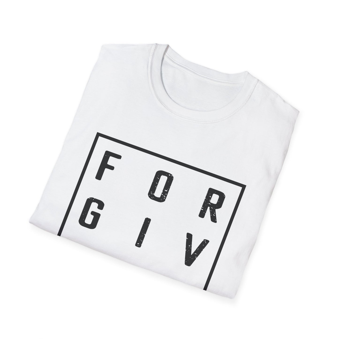 Christian Unisex T-Shirt - Forgiven Cross Design