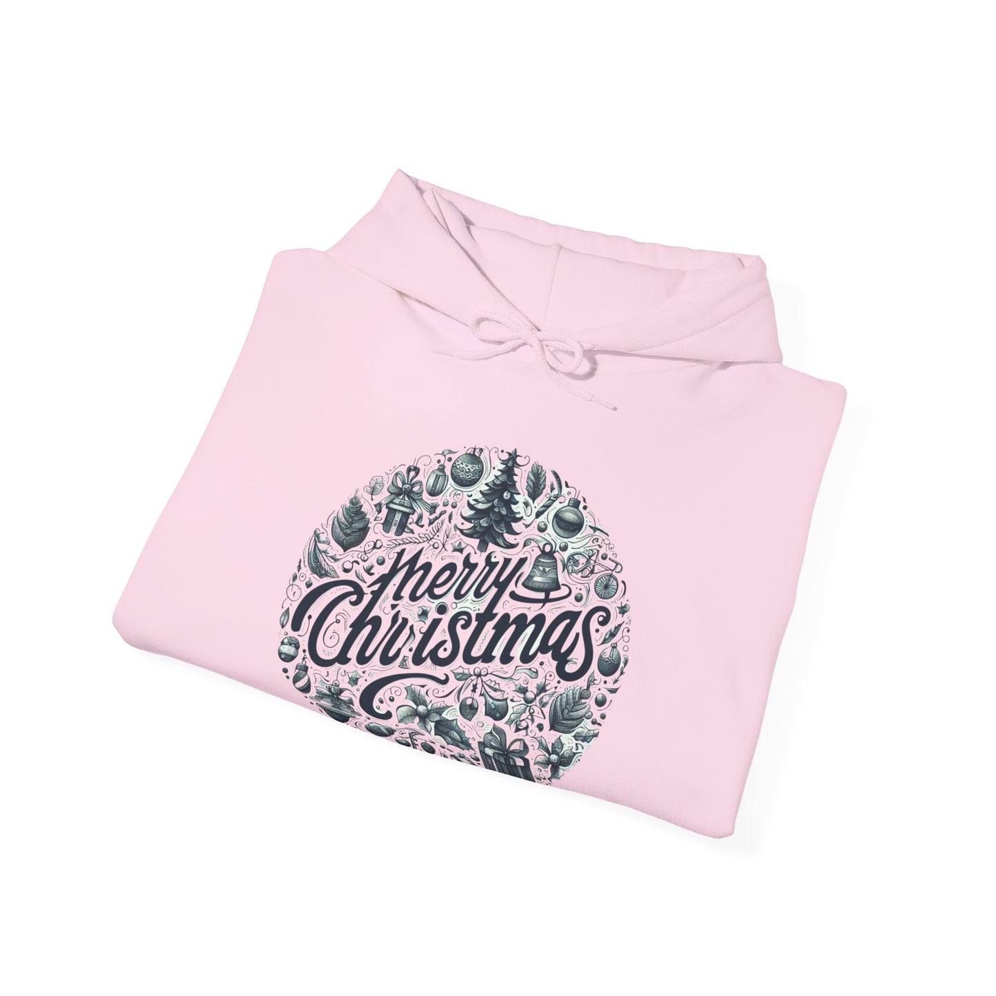Merry Christmas Abstract Seamless Pattern Christmas Hoodie - Unisex
