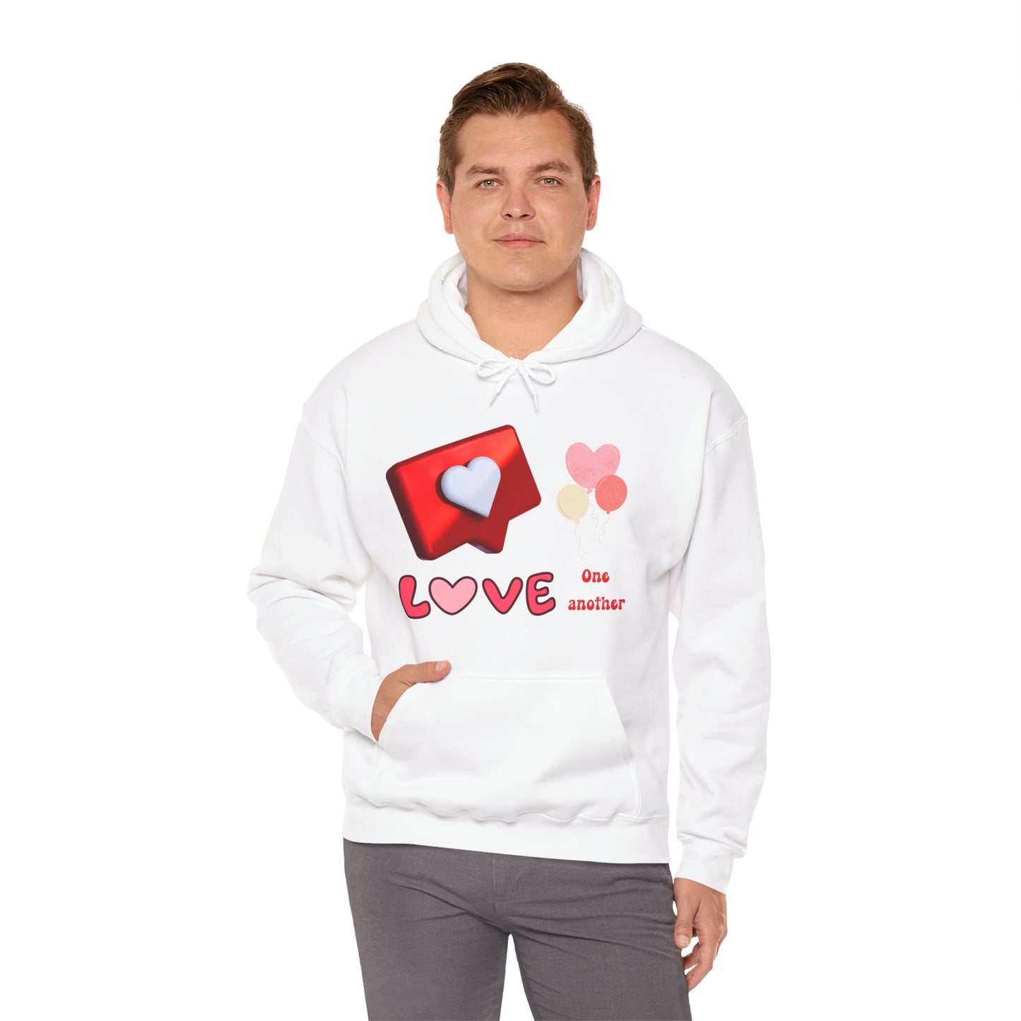 Love One Another Motivational Hoodie - Unisex