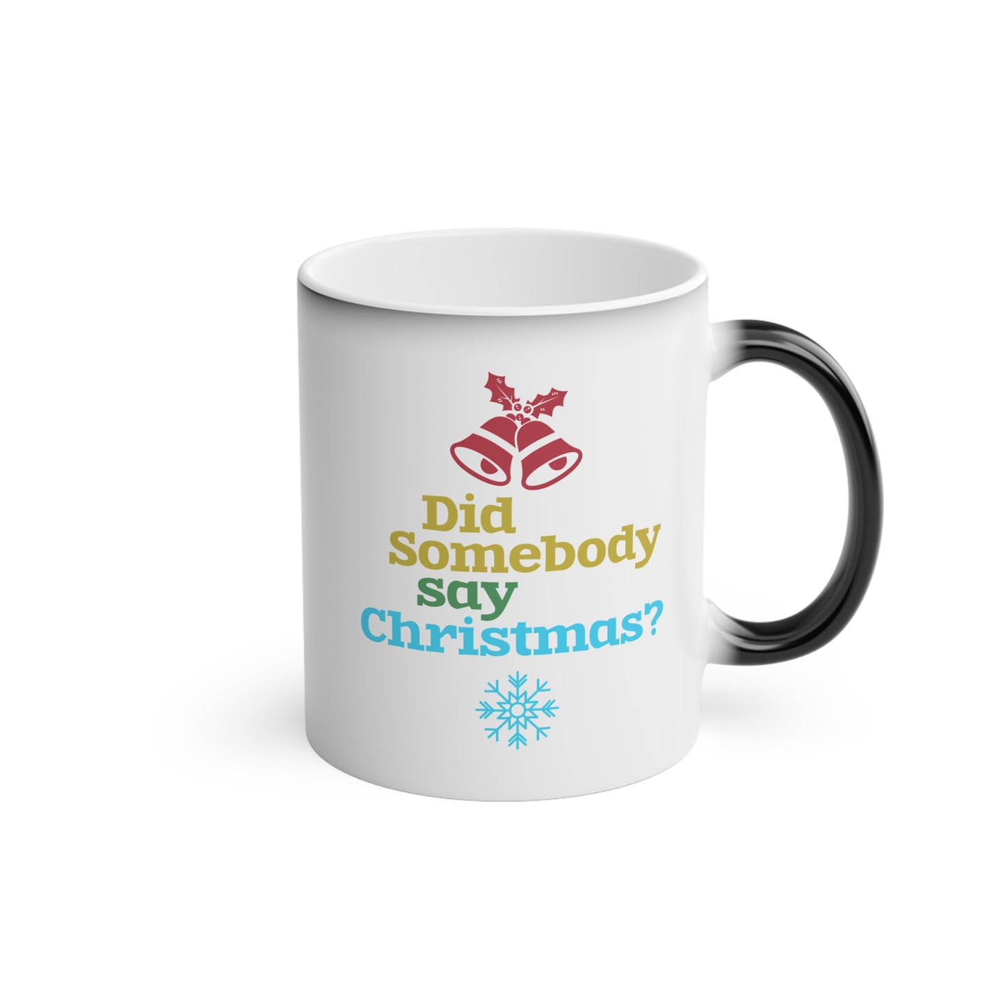 Did Somebody Say Christmas? Colour Changing Mug | Motivational Treats