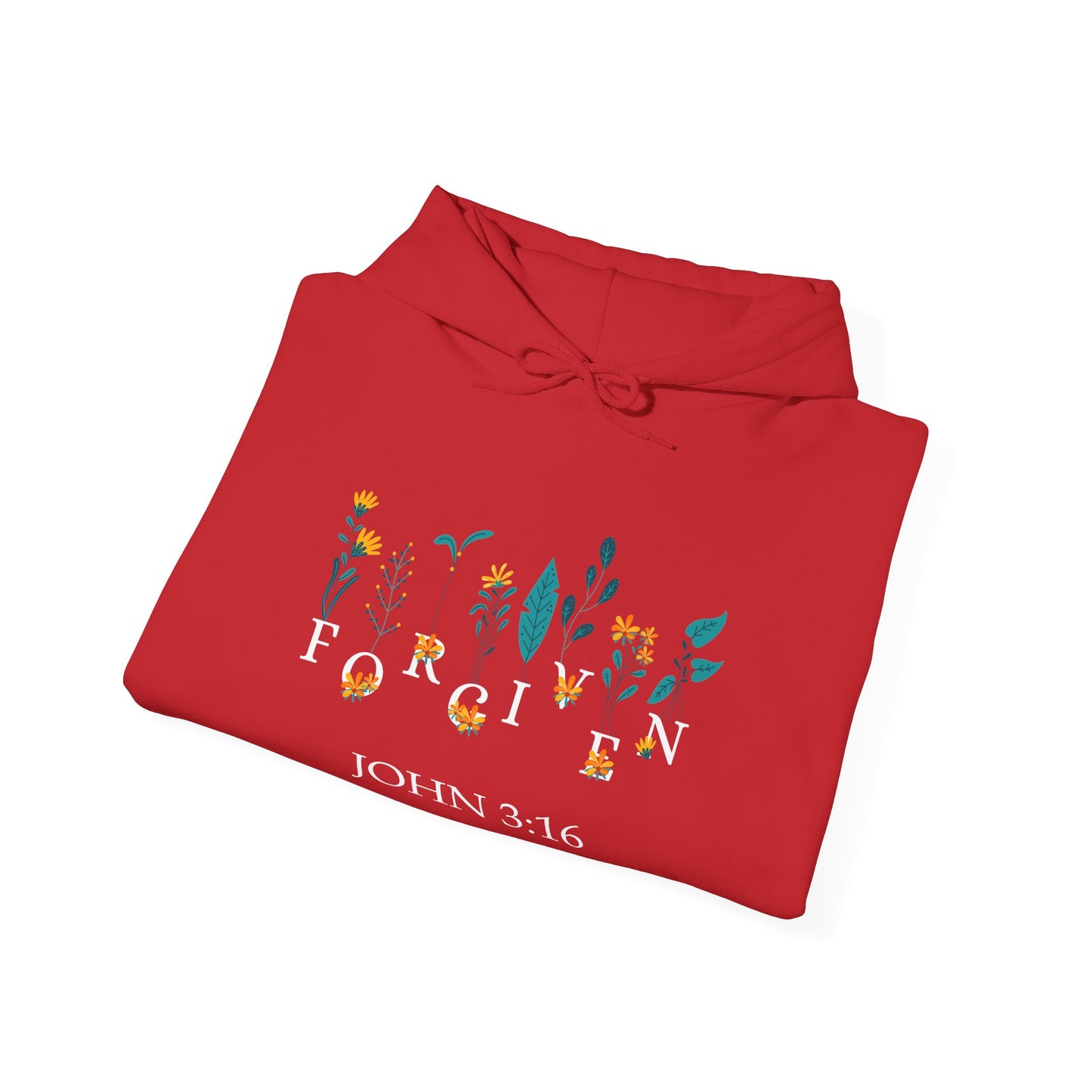 Forgiven Christian Hoodie – John 3:16 | Motivational Treats