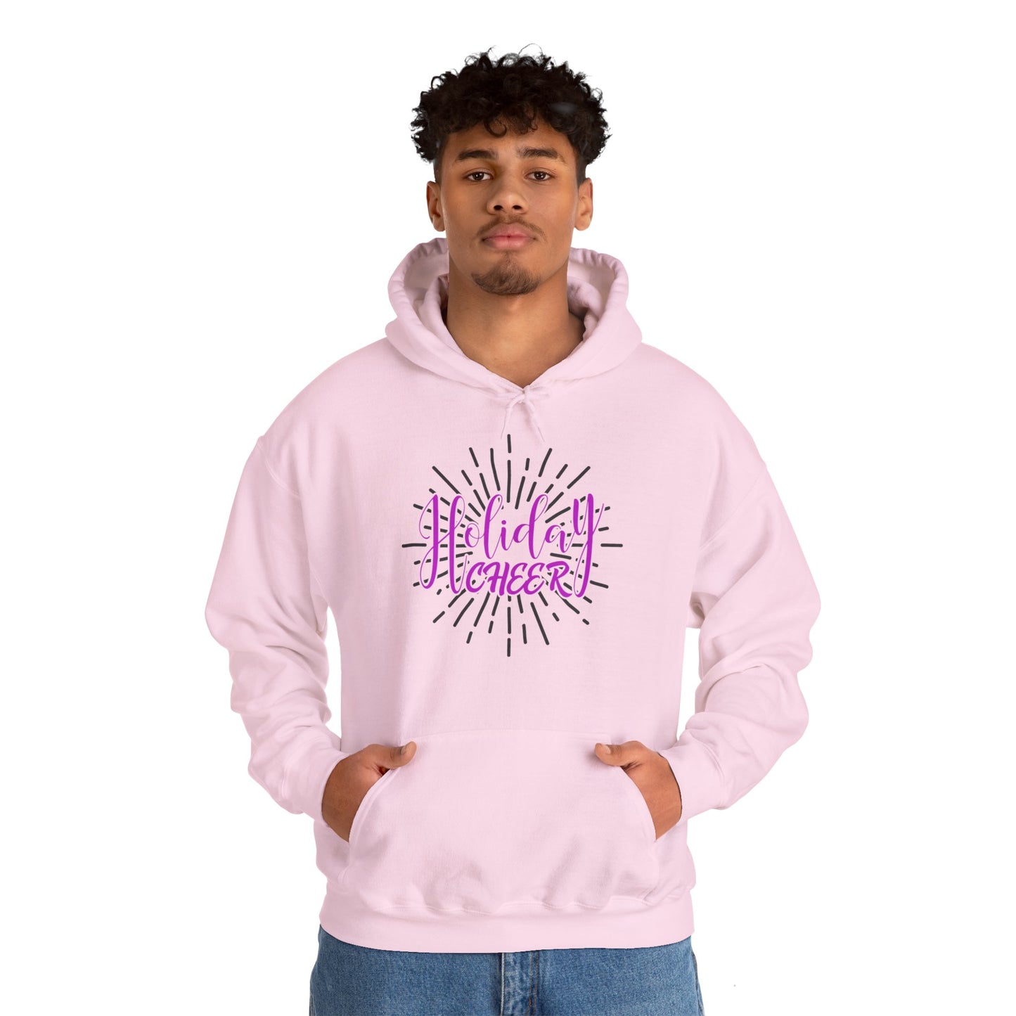 "Holiday Cheer" Festive Christmas Hoodie | Motivational Treats