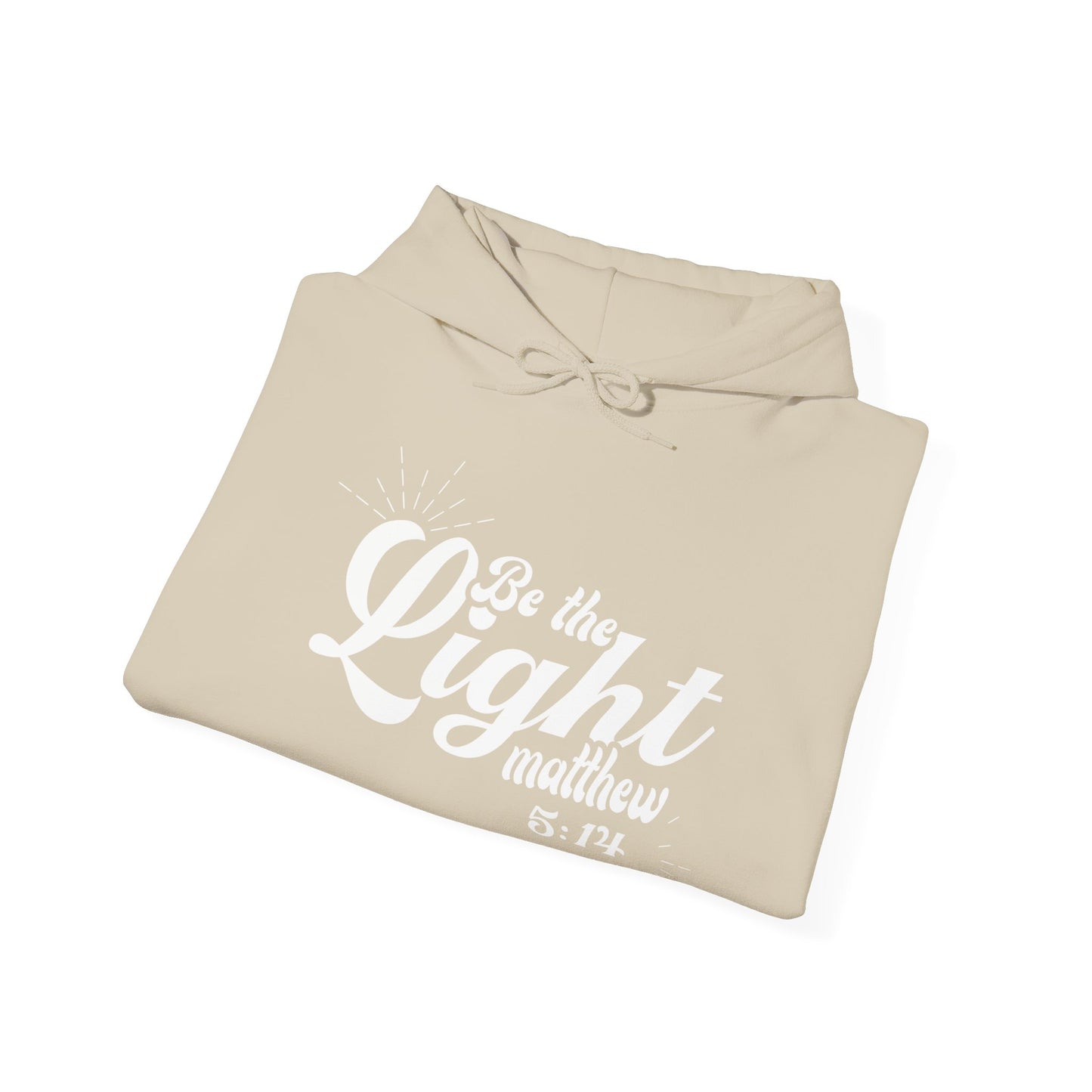 Be the Light Christian Hoodie | Motivational Treats