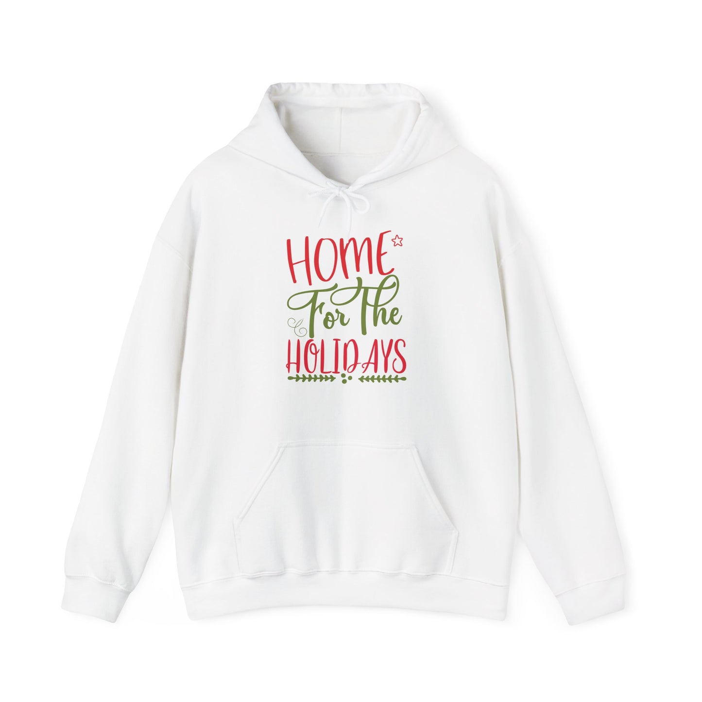 Christmas Unisex Hooded Sweatshirt - Home For The Holidays Design