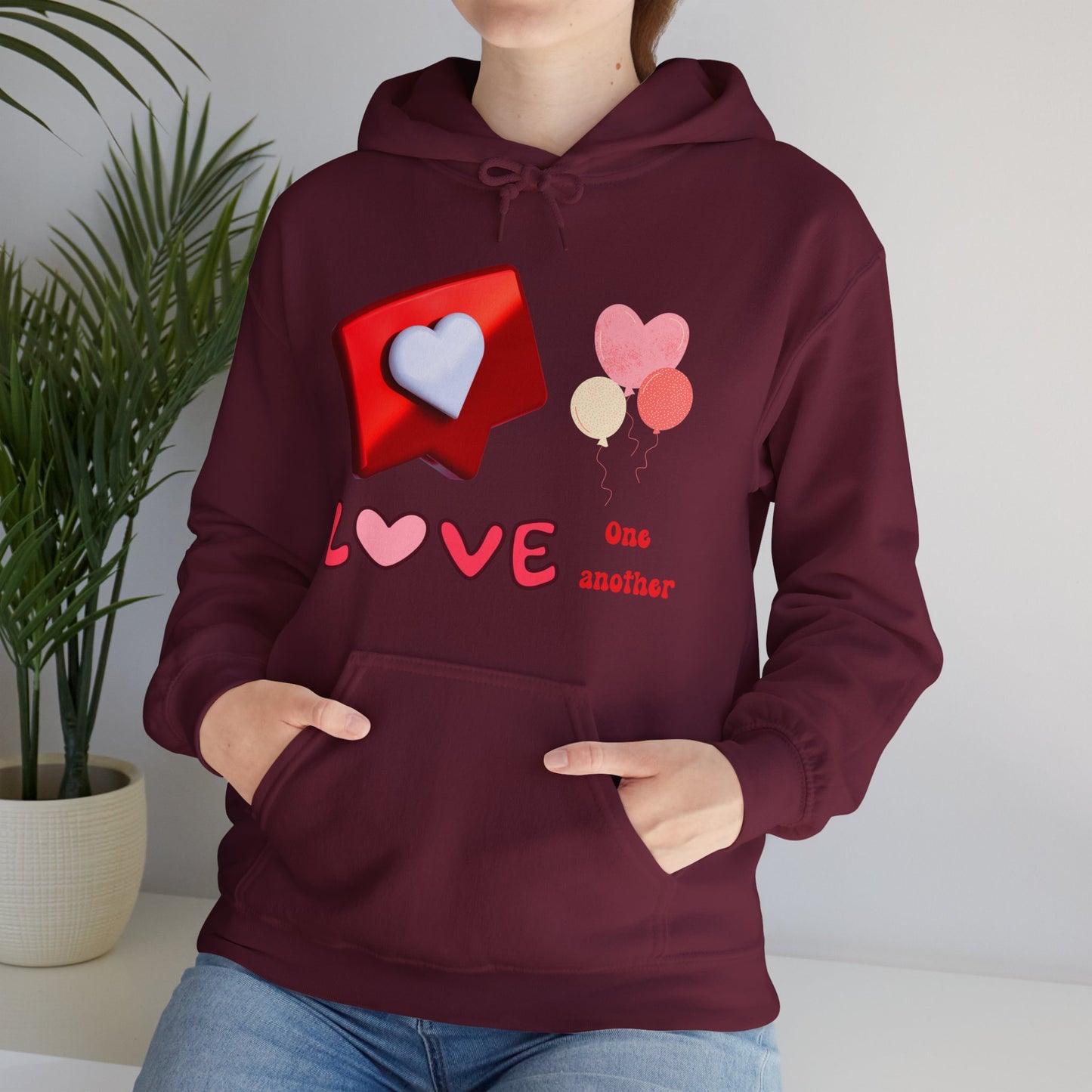 Love One Another Motivational Hoodie - Unisex