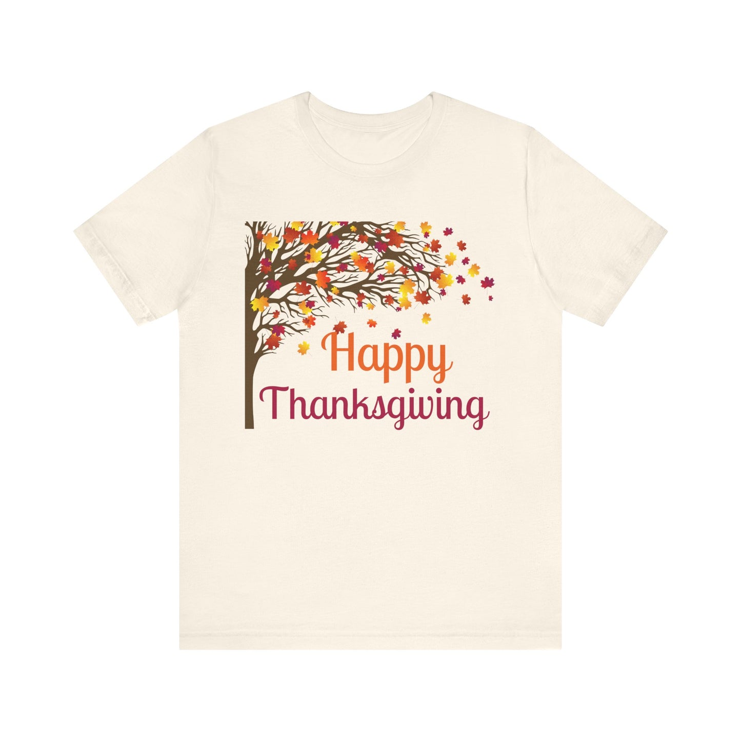 Autumn Leaves Thanksgiving T-Shirt - Unisex