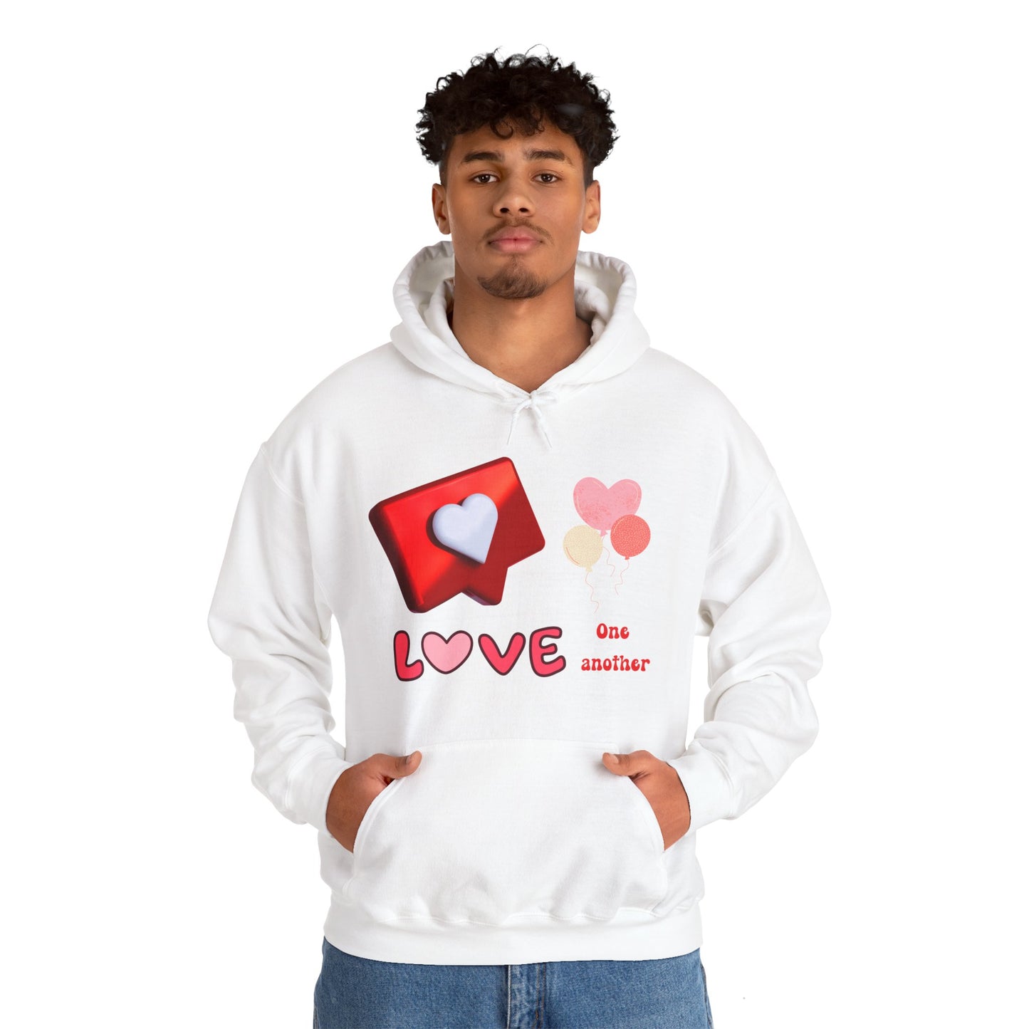 Love One Another Motivational Hoodie - Unisex
