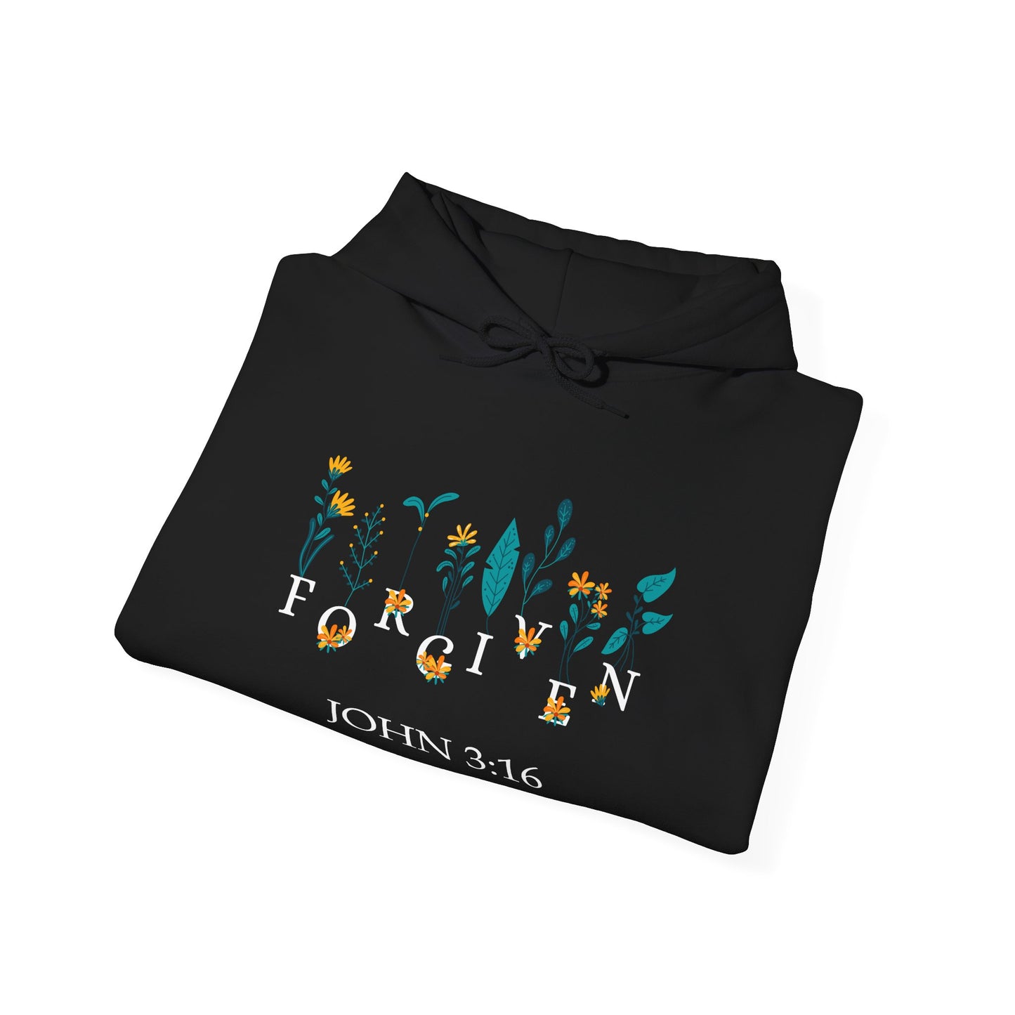 Forgiven Christian Hoodie – John 3:16 | Motivational Treats