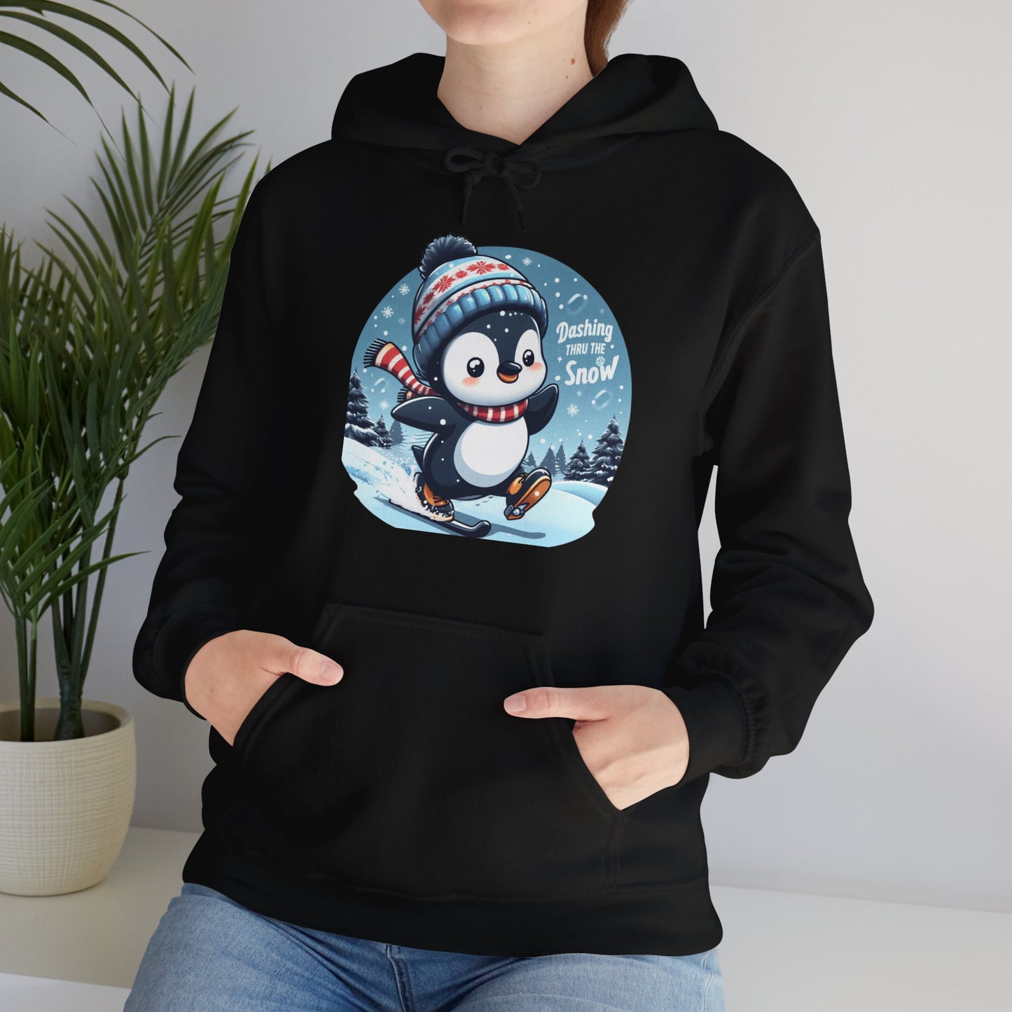 Dashing Through the Snow Christmas Hoodie - Unisex