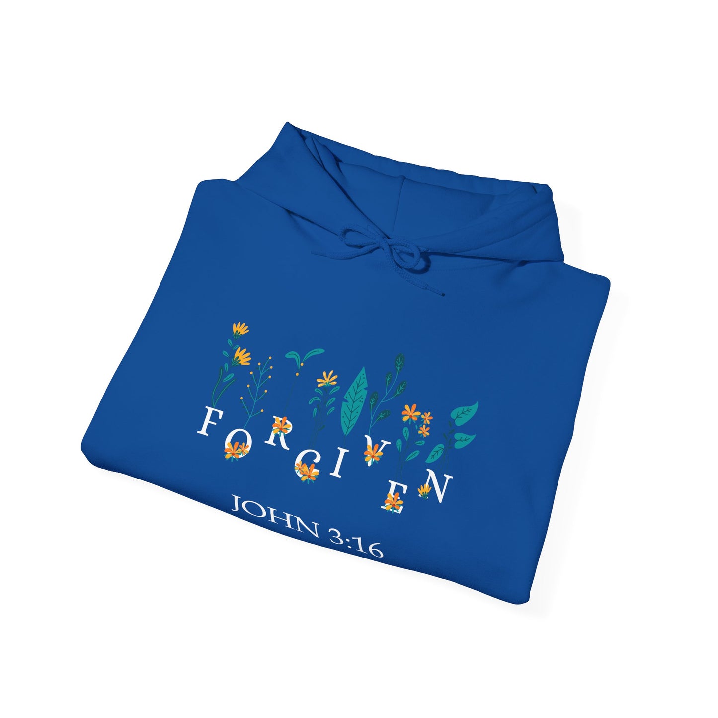 Forgiven Christian Hoodie – John 3:16 | Motivational Treats