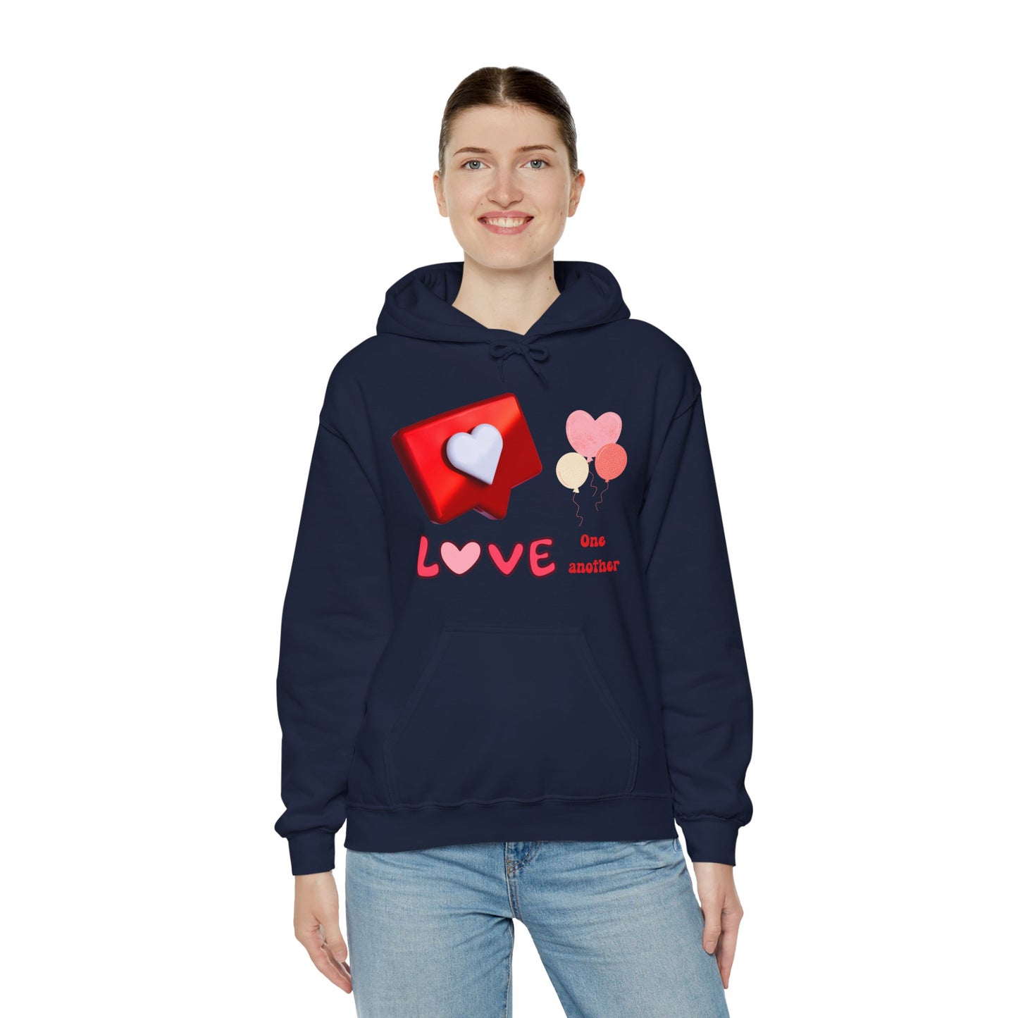 Love One Another Motivational Hoodie - Unisex